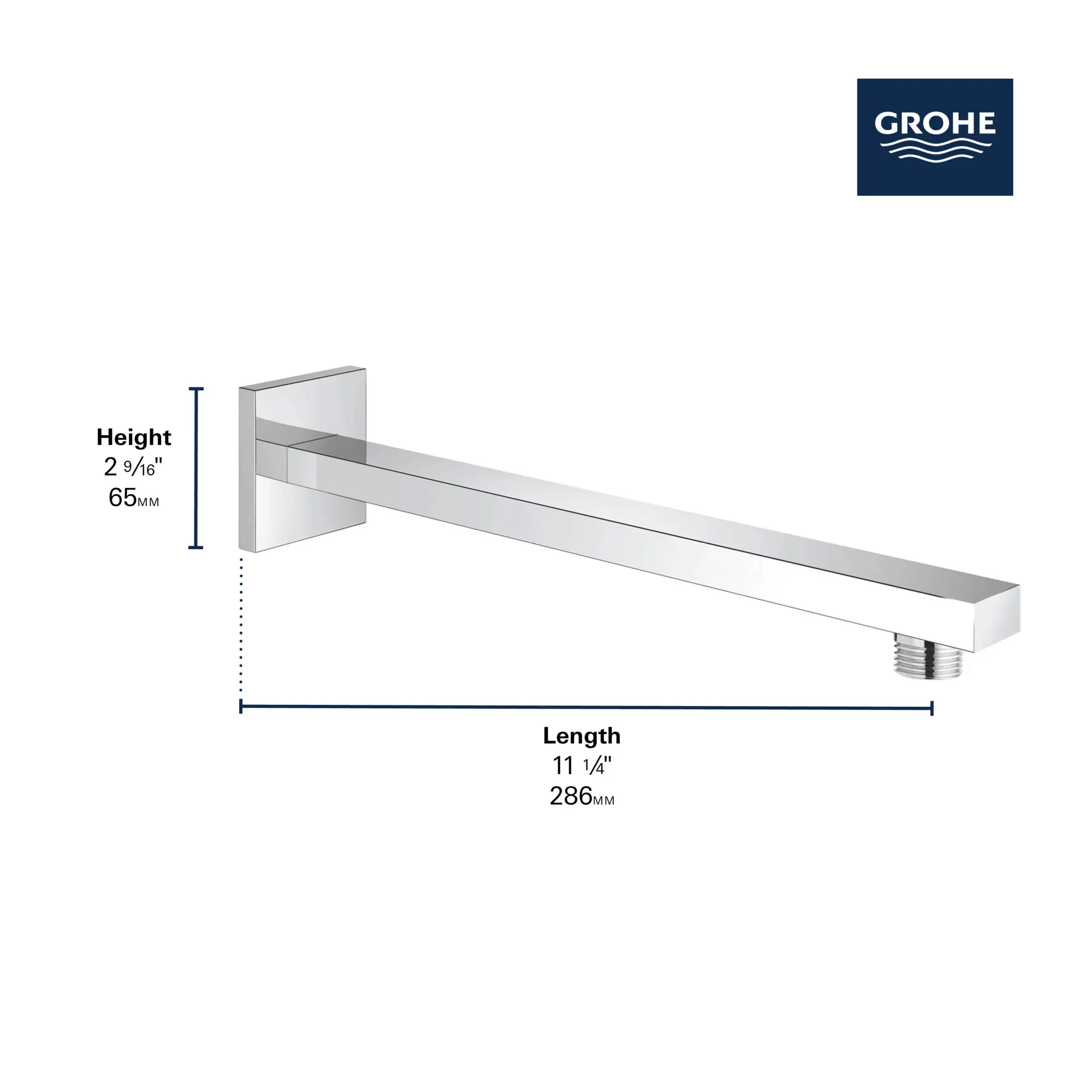 Eurocube 12" Shower Arm - Image 4