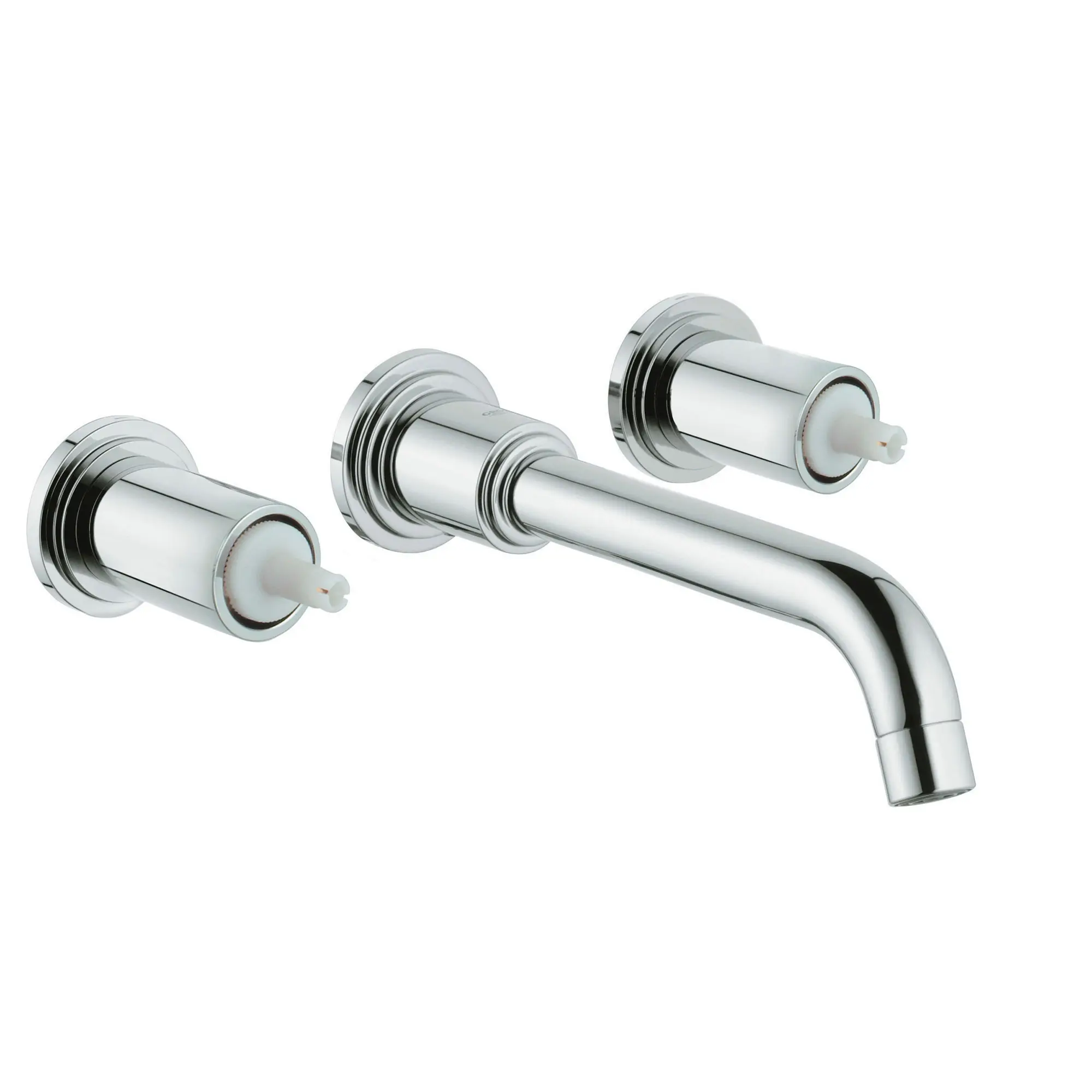 2-Handle 3-Hole Wall Mount Vessel Bathroom Faucet - 1.2 GPM - Image 2