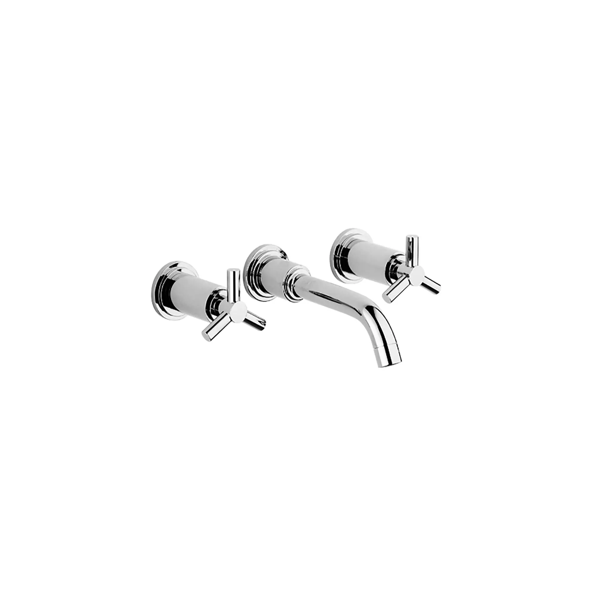 2-Handle 3-Hole Wall Mount Vessel Bathroom Faucet - 1.2 GPM - Image 4