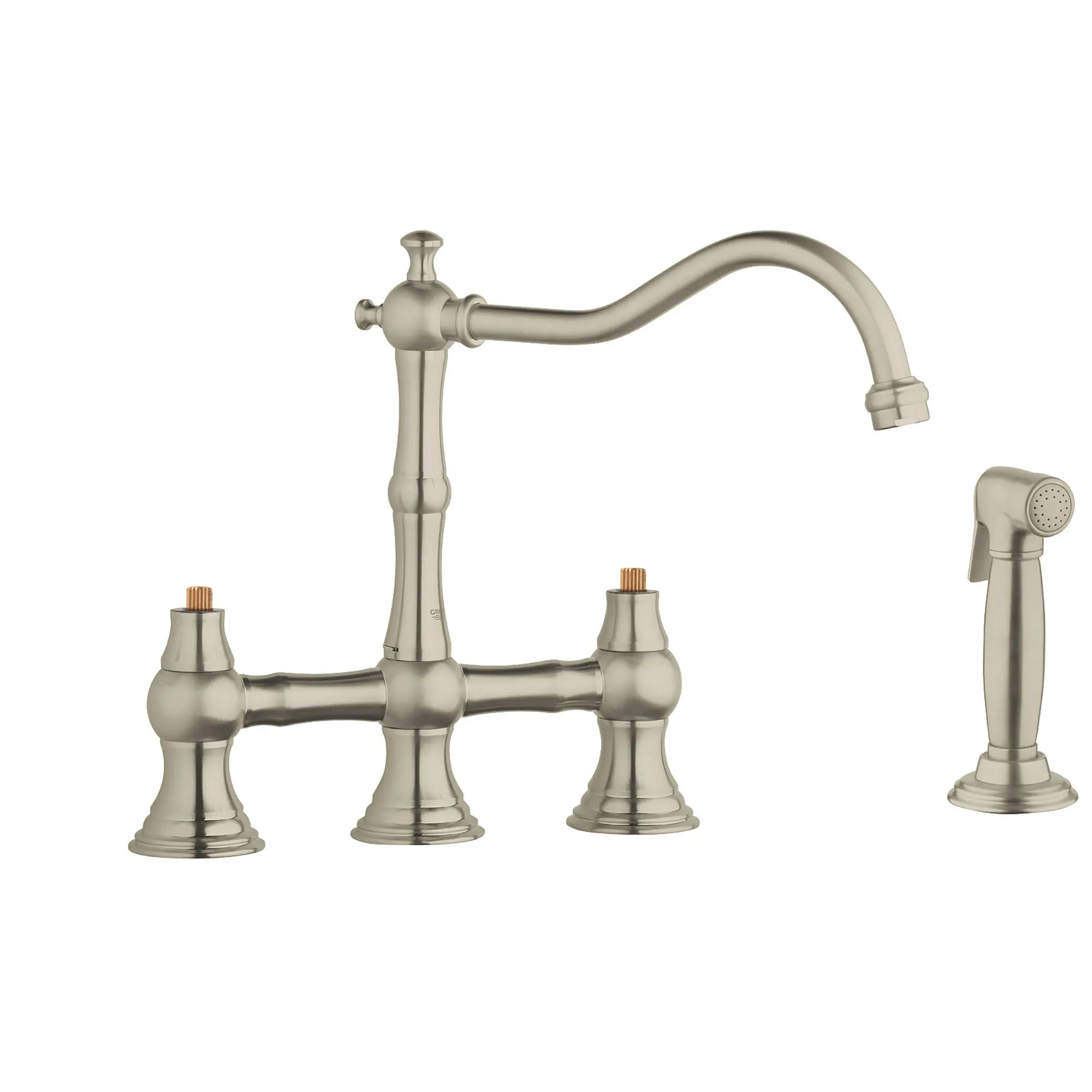 2-Handle Kitchen Faucet 2.2 GPM with Side Spray - Image 2