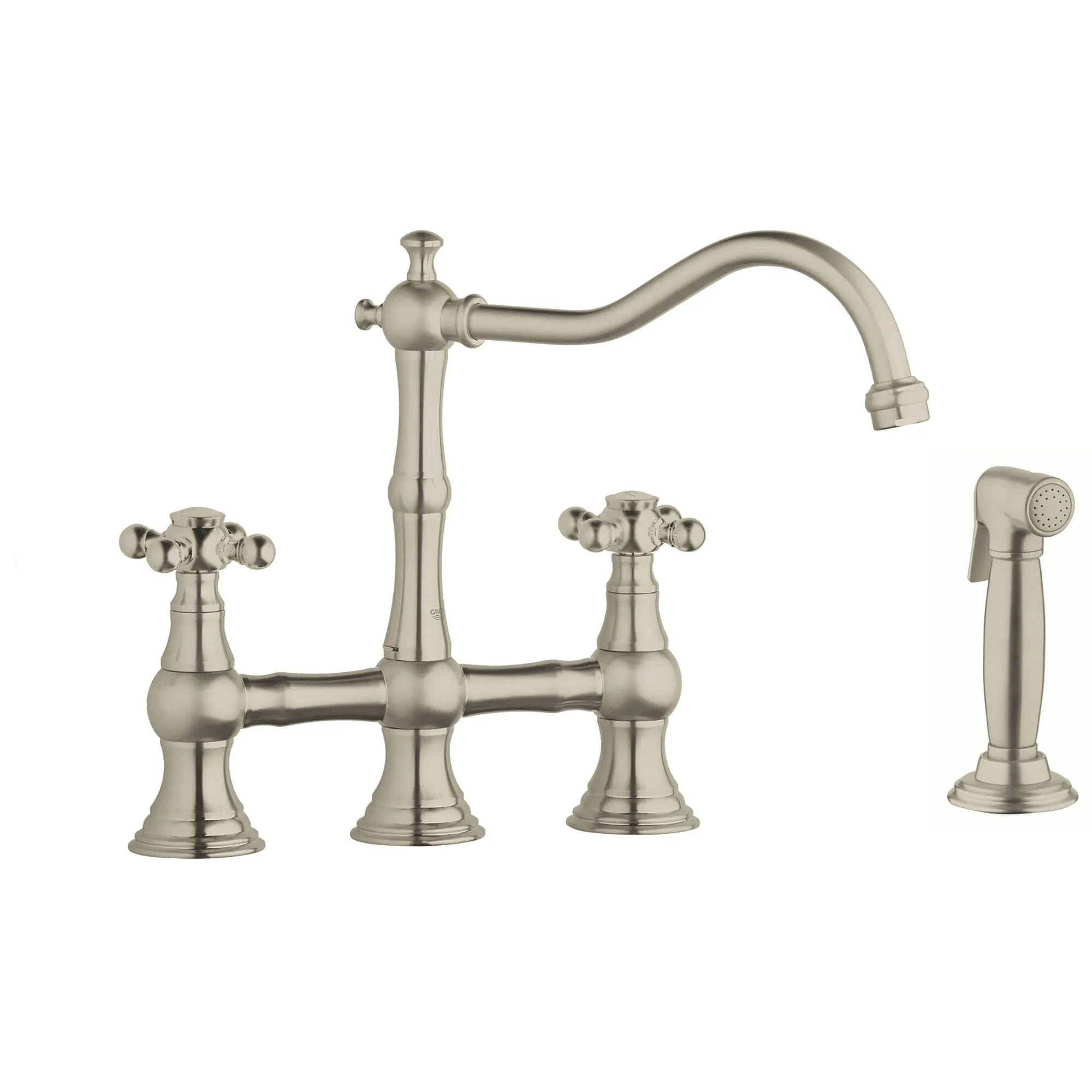 2-Handle Kitchen Faucet 2.2 GPM with Side Spray - Image 3