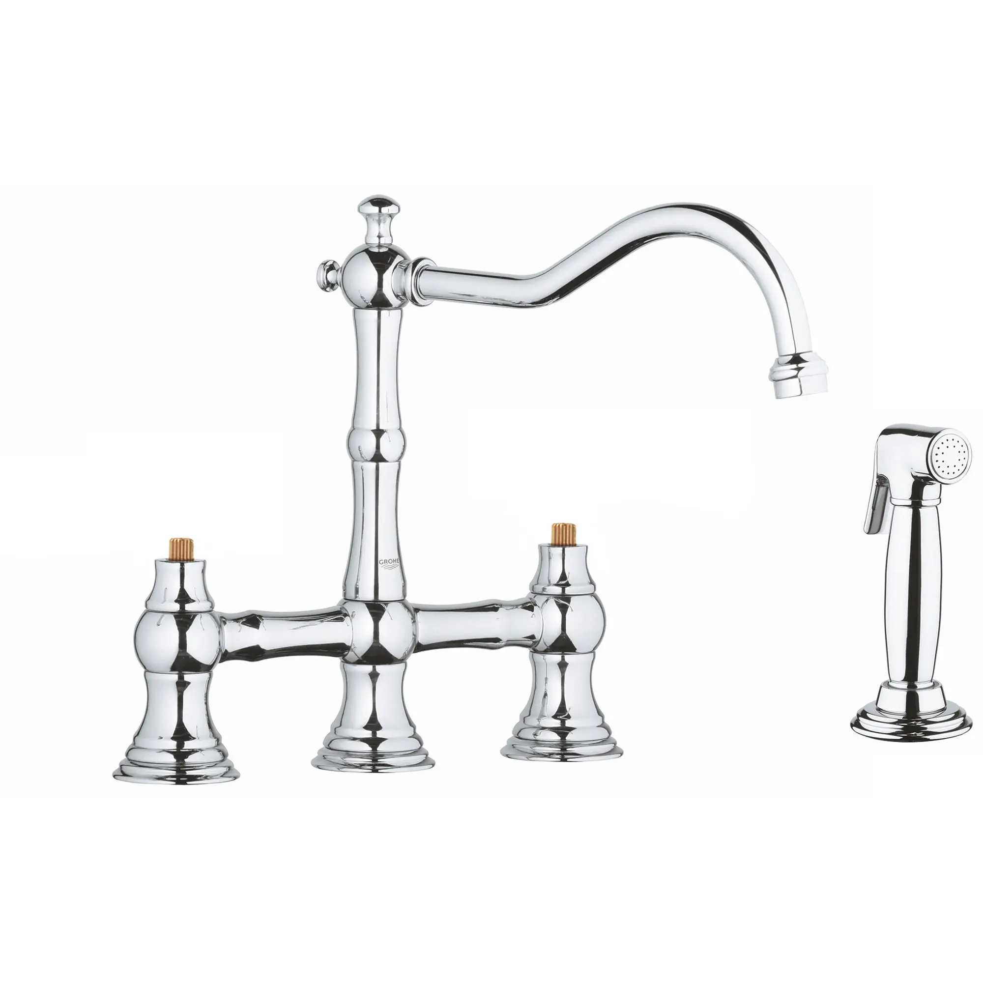 2-Handle Kitchen Faucet 2.2 GPM with Side Spray - Image 5