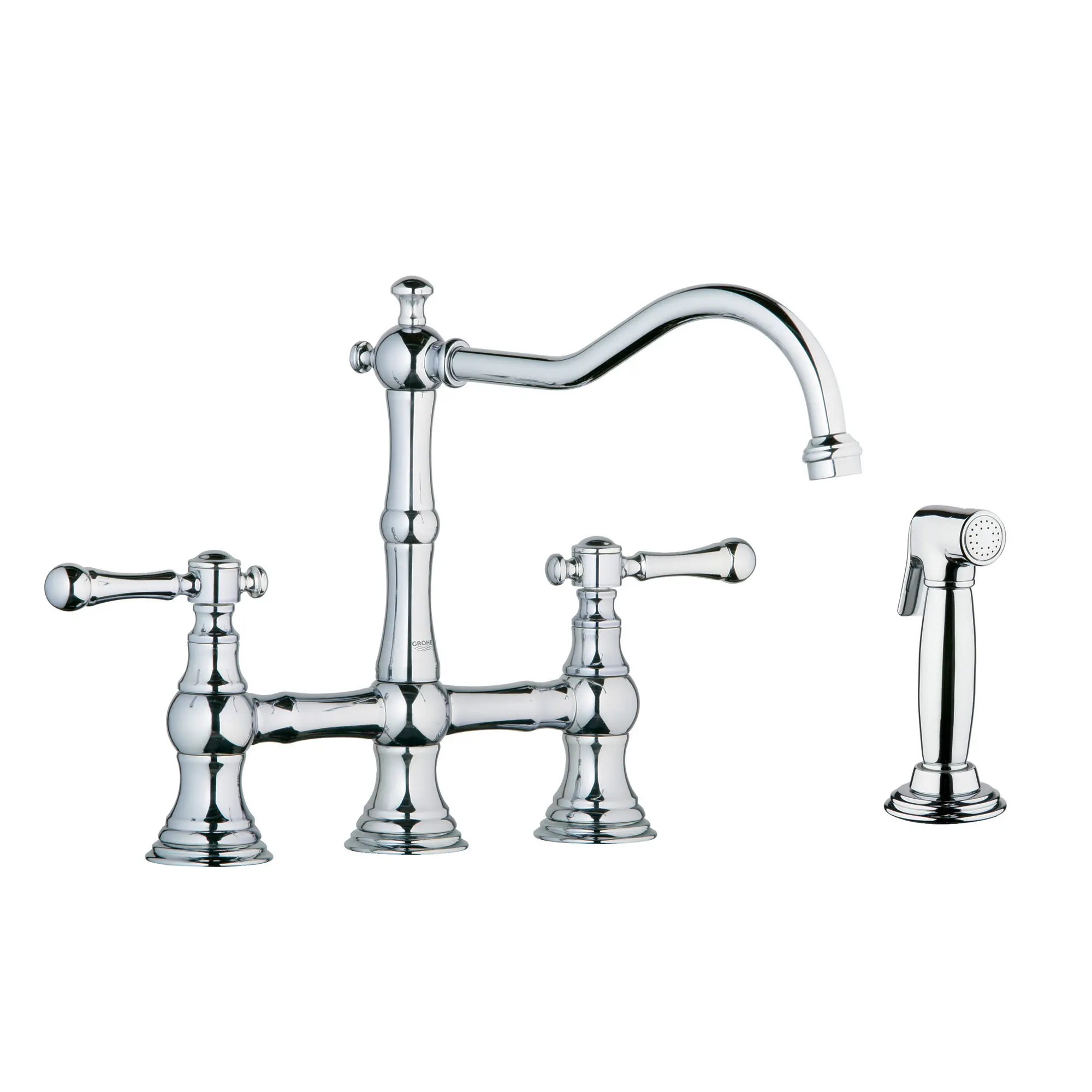 2-Handle Kitchen Faucet 2.2 GPM with Side Spray - Image 6