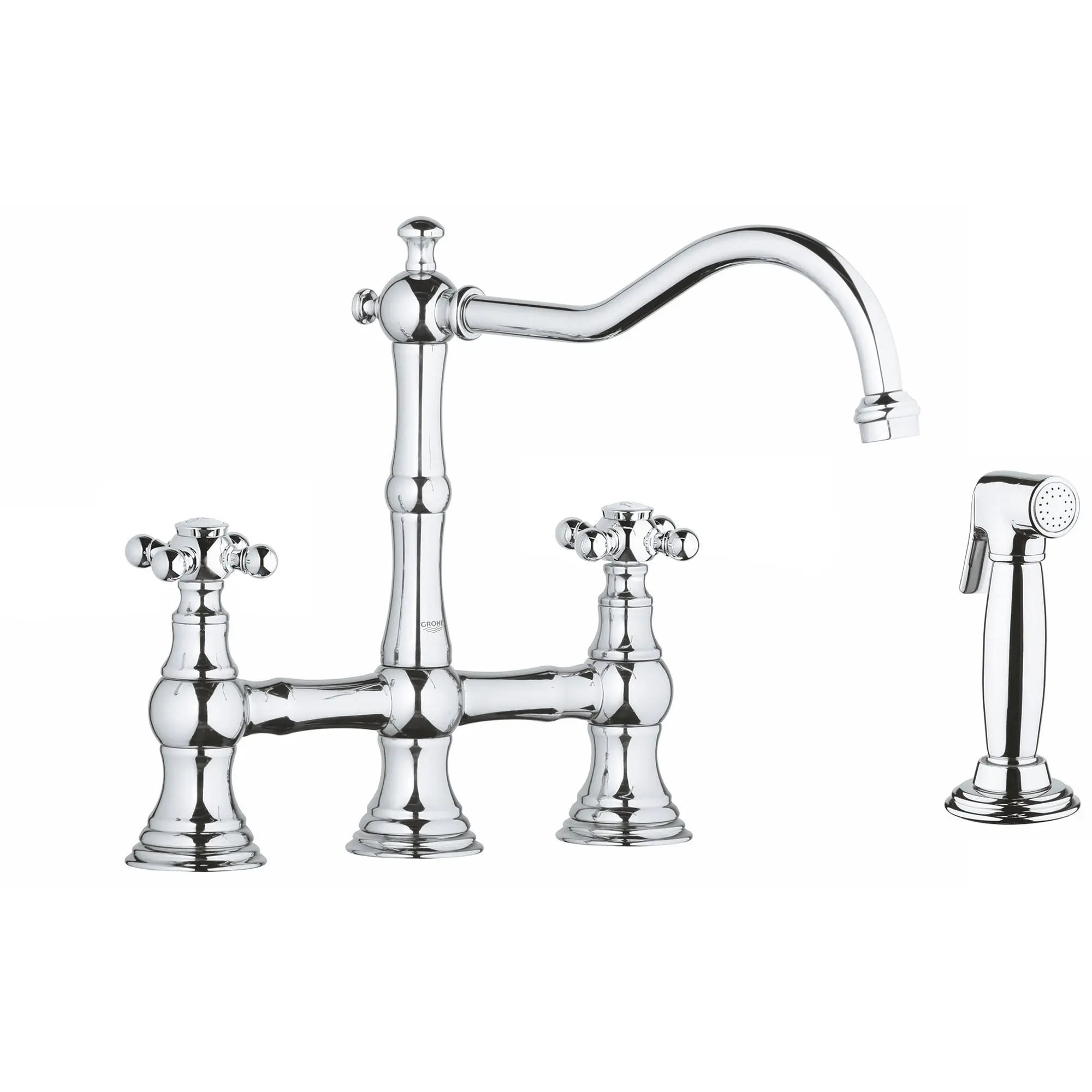 2-Handle Kitchen Faucet 2.2 GPM with Side Spray - Image 7