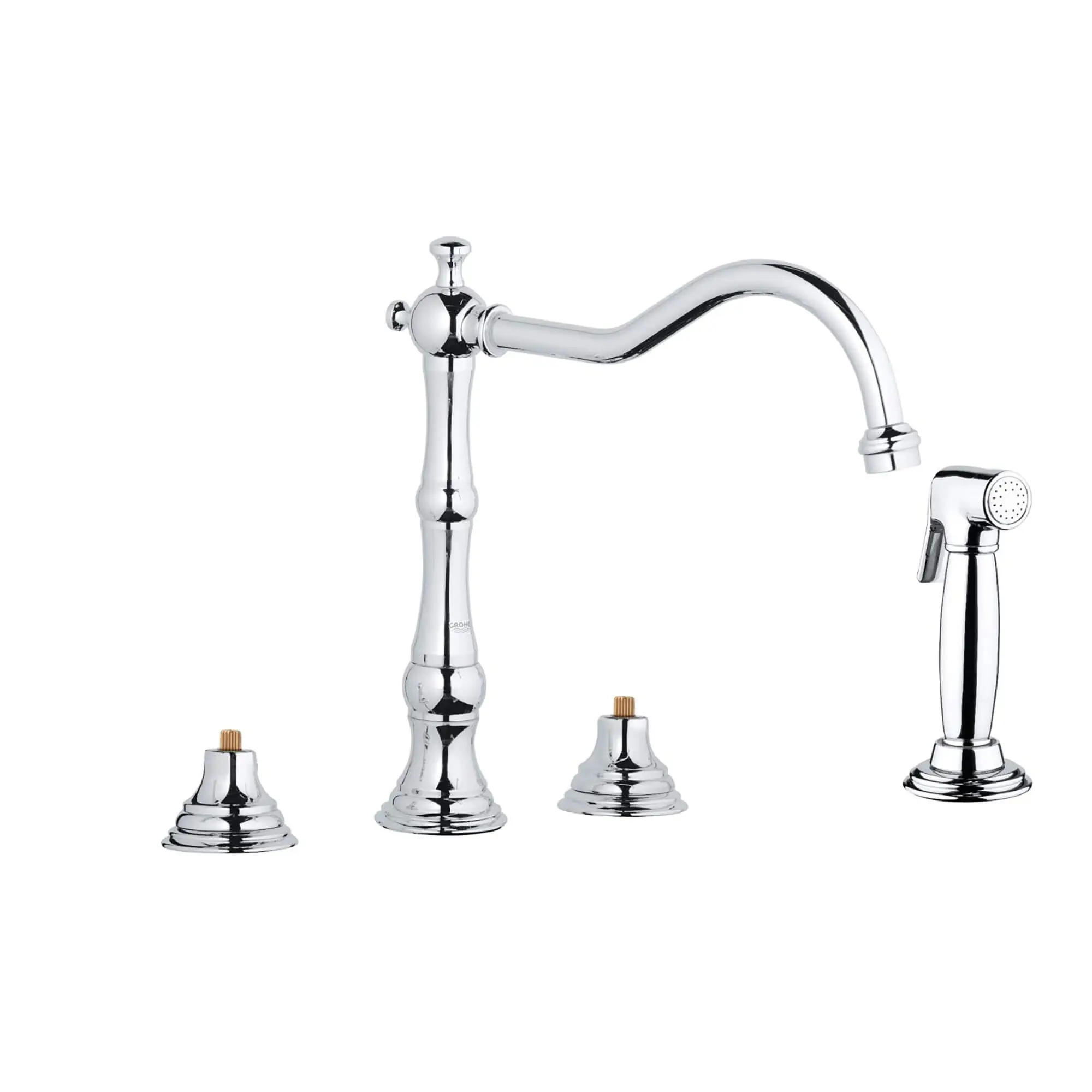 2-Handle Kitchen Faucet 2.5 GPM with Side Spray