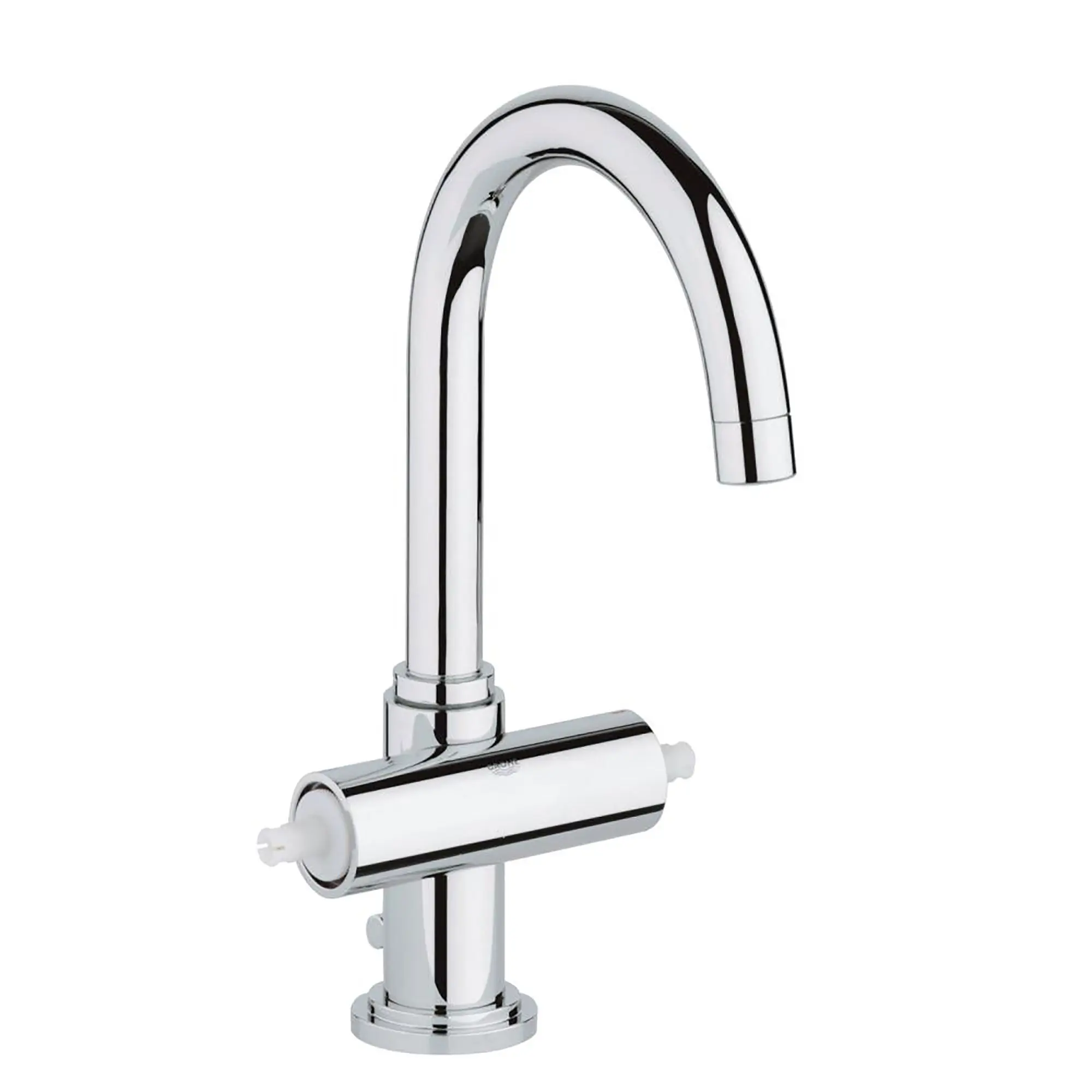 2-Handle Single-Hole High-Arc Bathroom Faucet - 1.5 GPM - Image 2