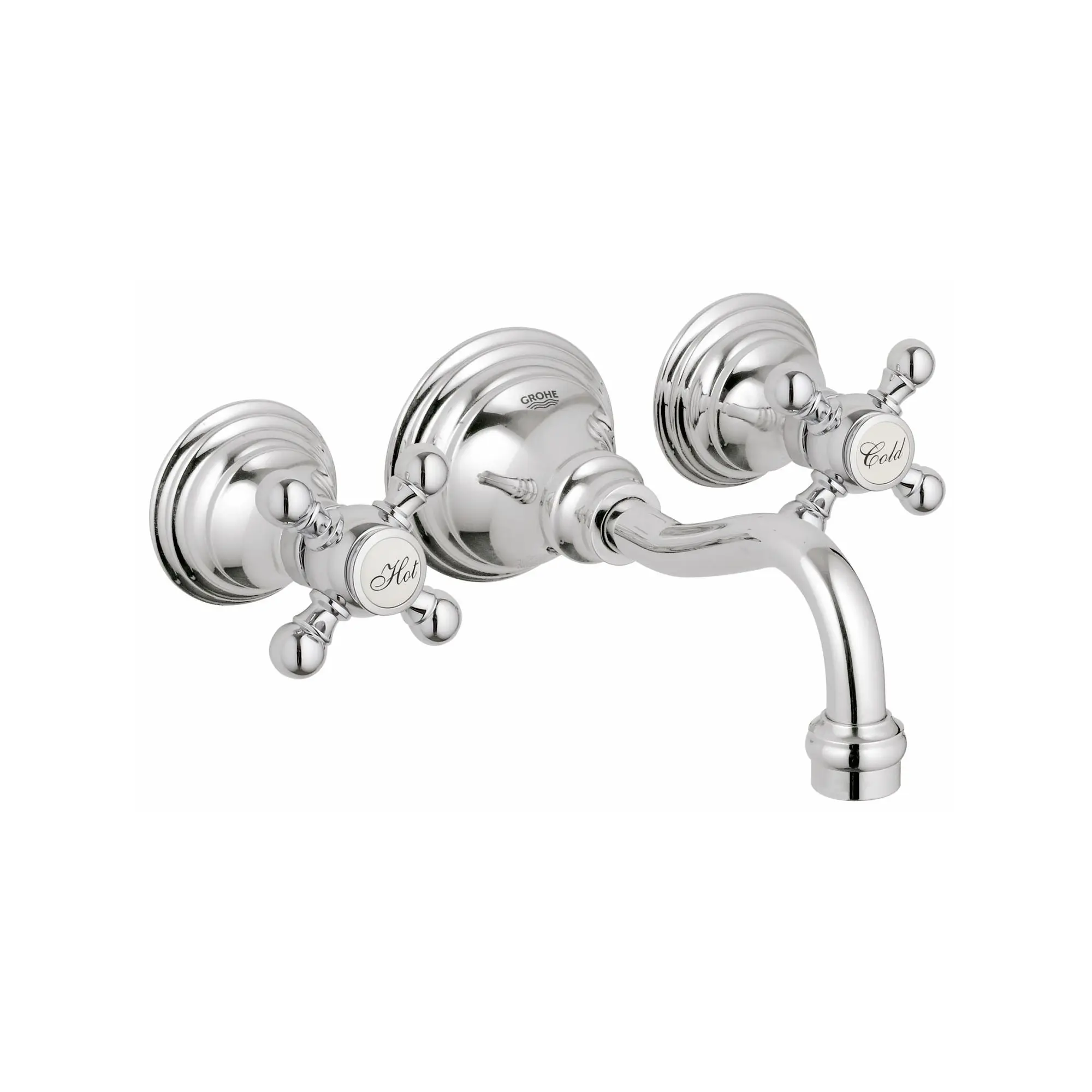 2-Handle Wall Mount Faucet 1.5 GPM - Image 4
