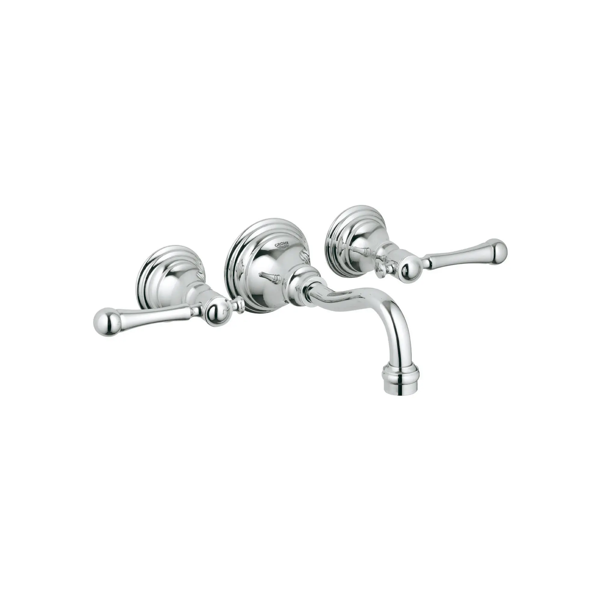 2-Handle Wall Mount Faucet 1.5 GPM - Image 3