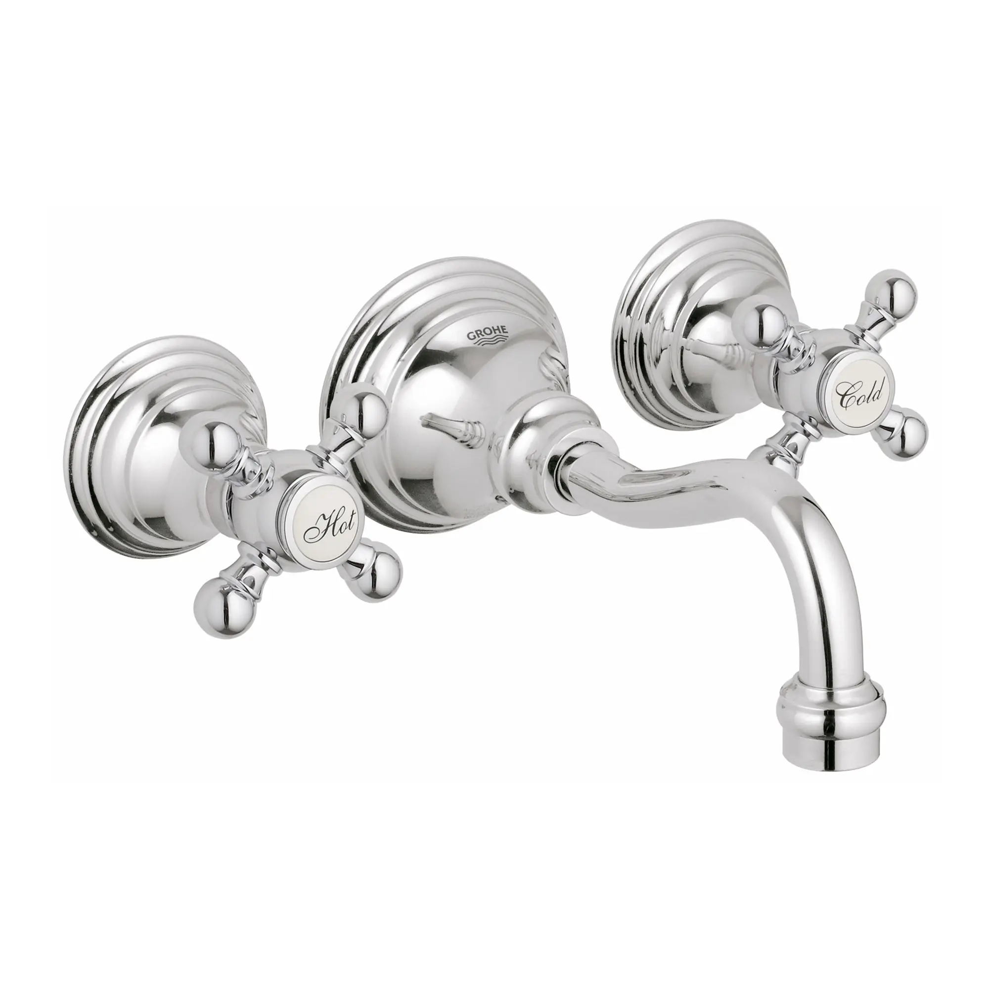 2-Handle Wall Mount Faucet 1.5 GPM - Image 4