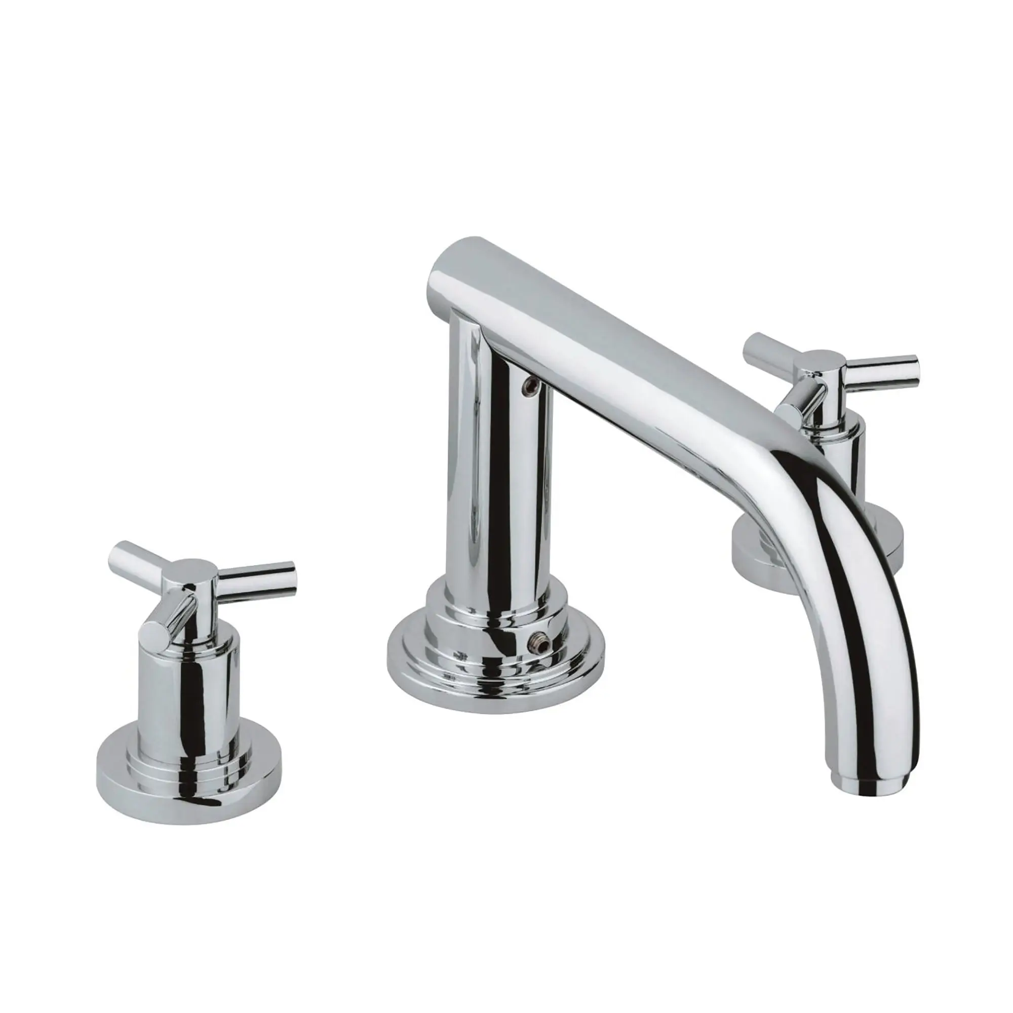 3-Hole 2-Handle Deck Mount Roman Tub Faucet - Image 3
