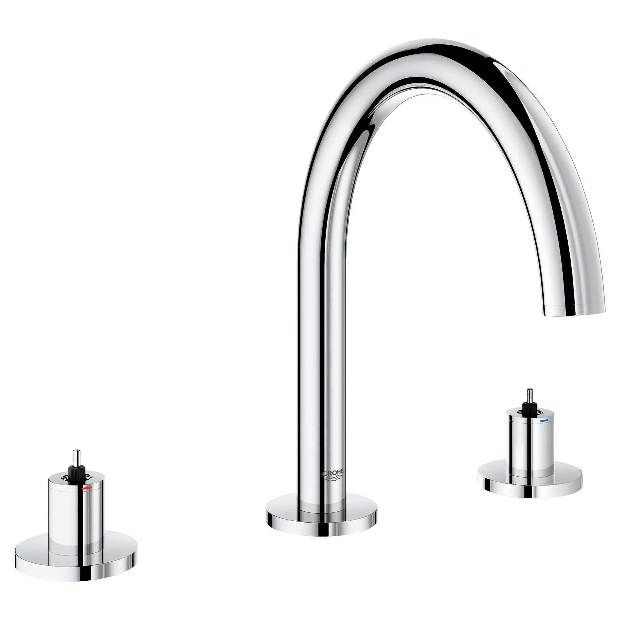 3-Hole 2-Handle Deck Mount Roman Tub Faucet - Image 4