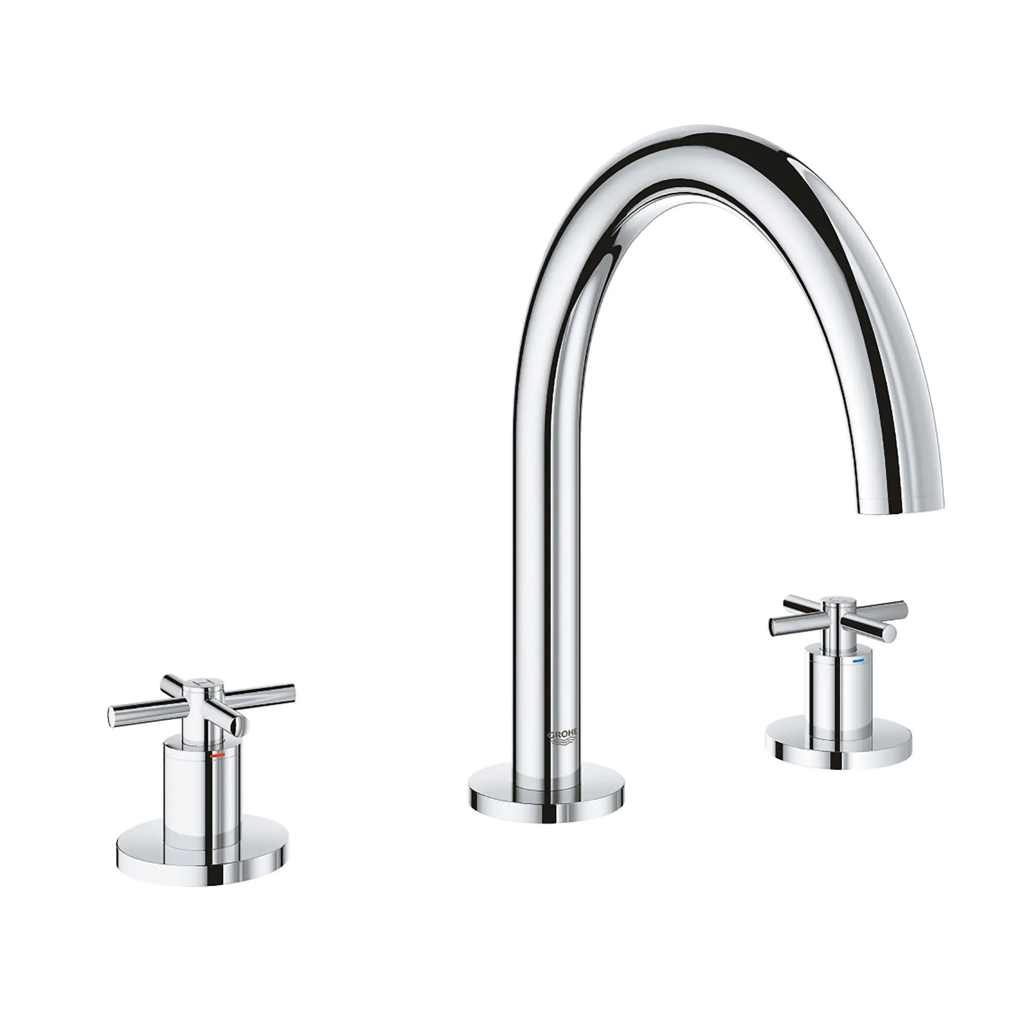 3-Hole 2-Handle Deck Mount Roman Tub Faucet - Image 5