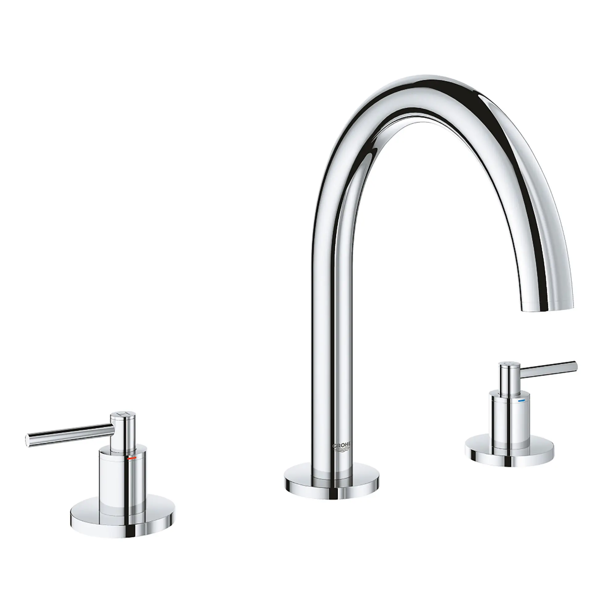 3-Hole 2-Handle Deck Mount Roman Tub Faucet - Image 7