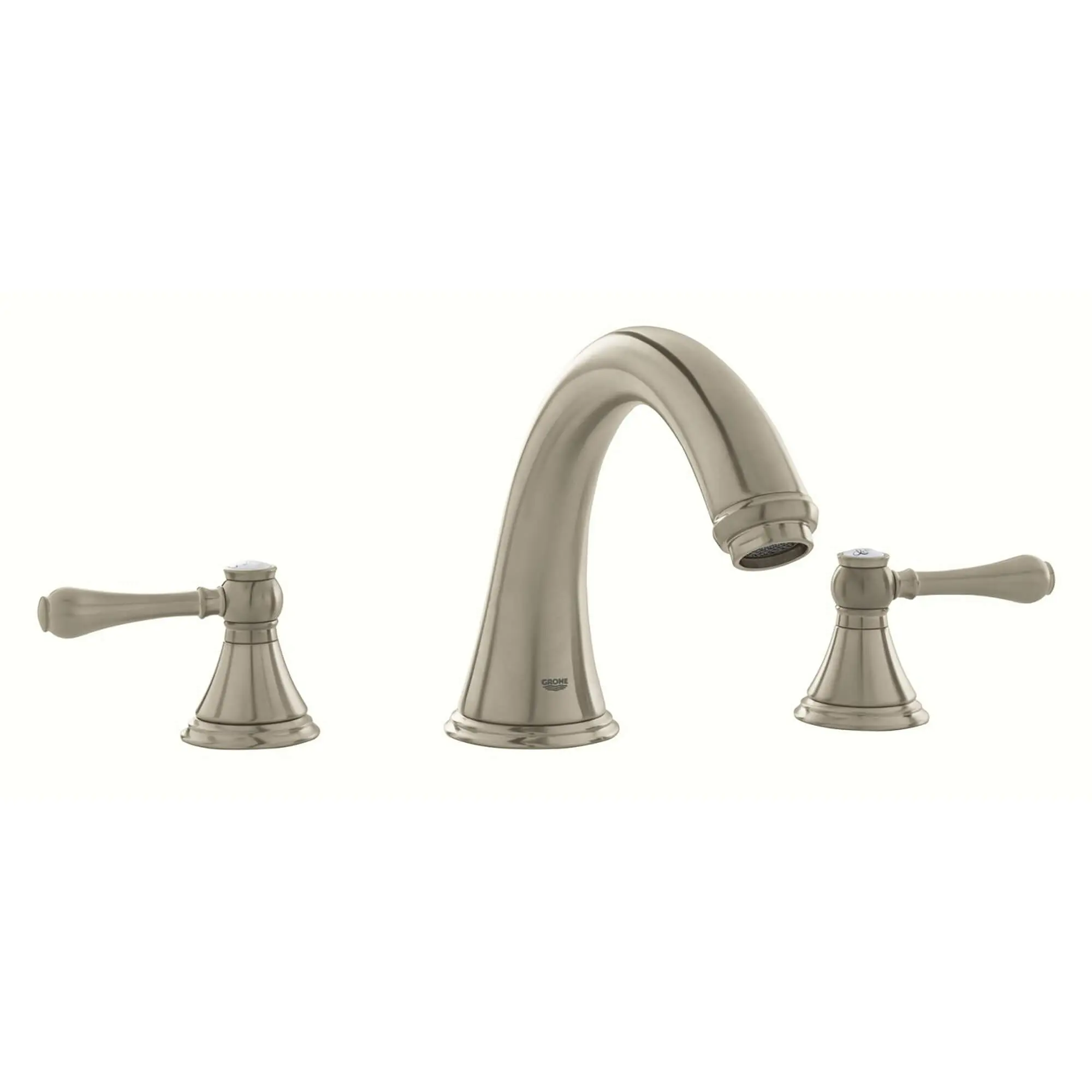3-Hole 2-Handle Deck Mount Roman Tub Faucet - Image 2