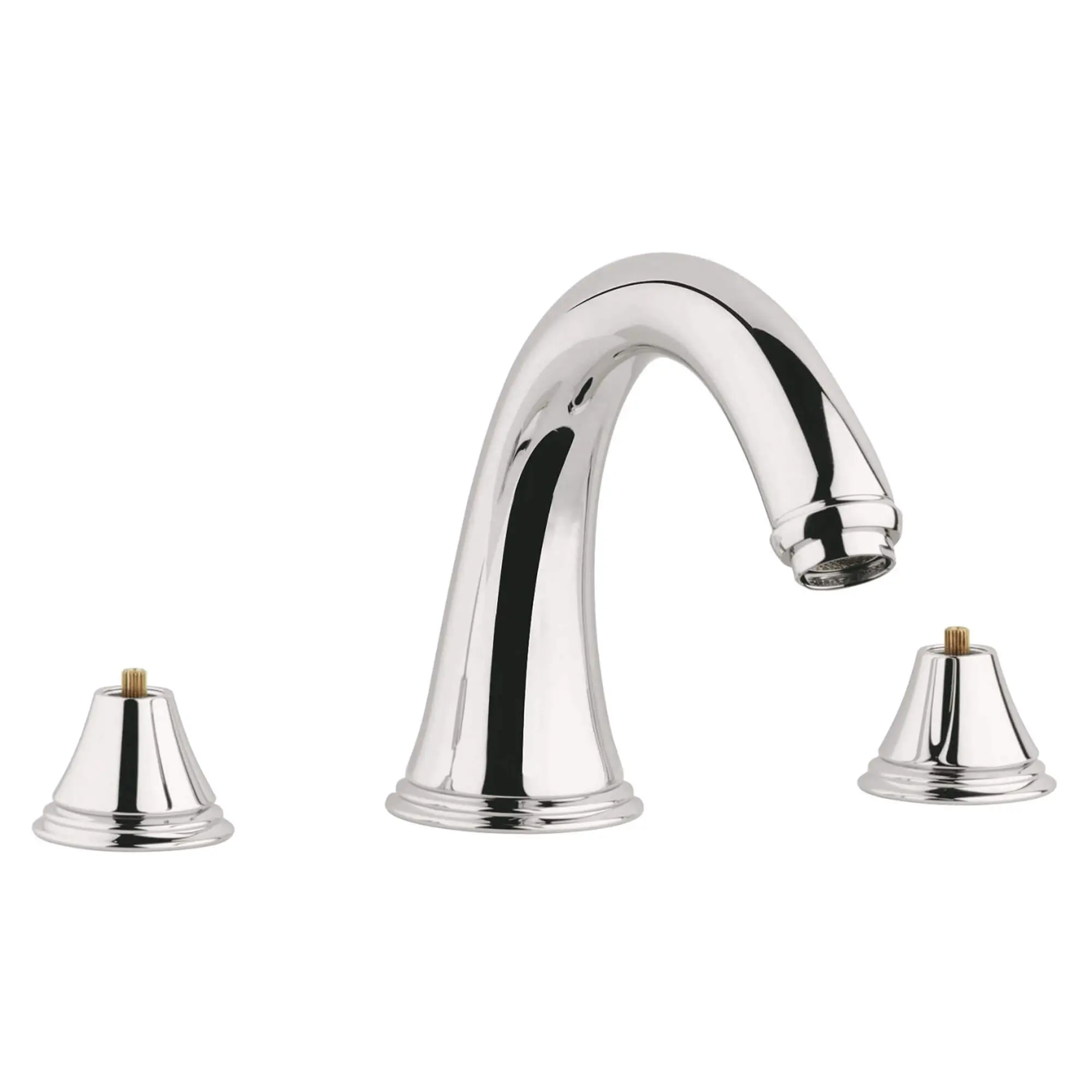 3-Hole 2-Handle Deck Mount Roman Tub Faucet - Image 7