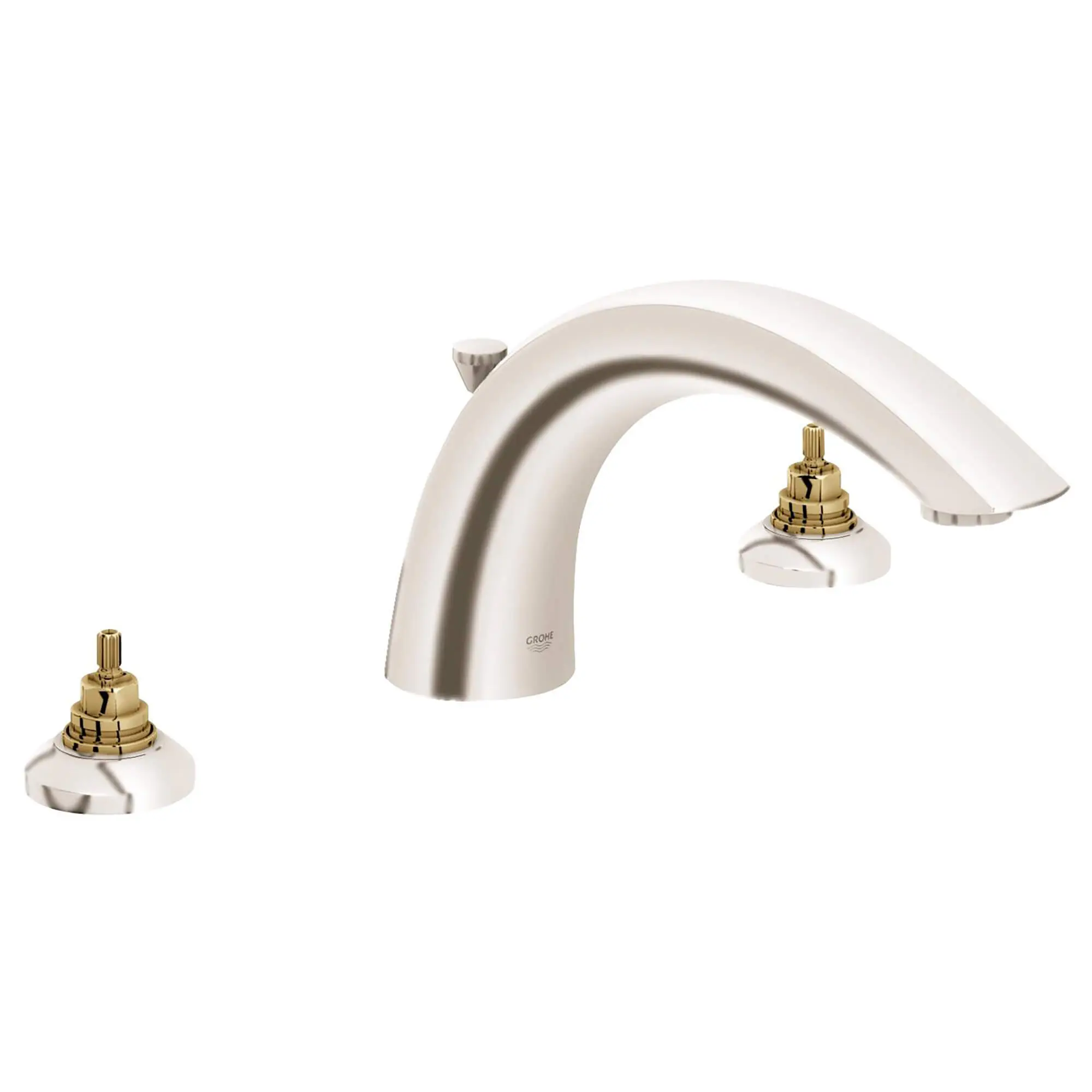 3-Hole 2-Handle Deck Mount Roman Tub Faucet - Image 2