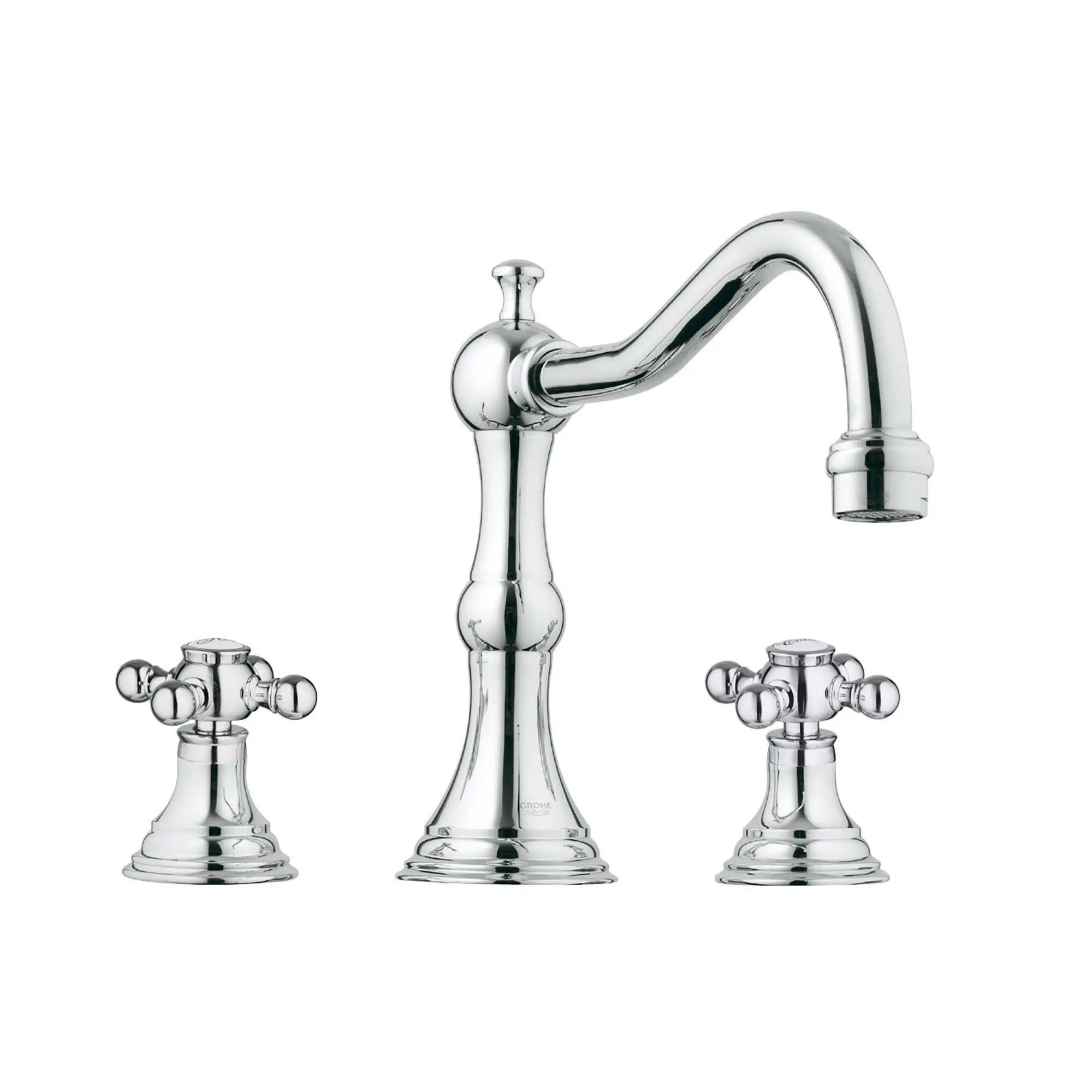 3-Hole 2-Handle Deck Mount Roman Tub Faucet - Image 3