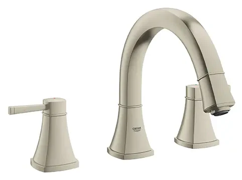 3-Hole 2-Handle Deck Mount Roman Tub Faucet - Image 2