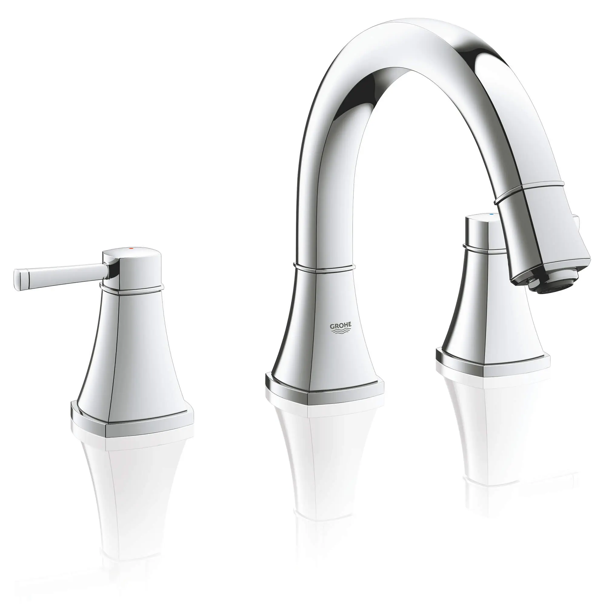 3-Hole 2-Handle Deck Mount Roman Tub Faucet - Image 6