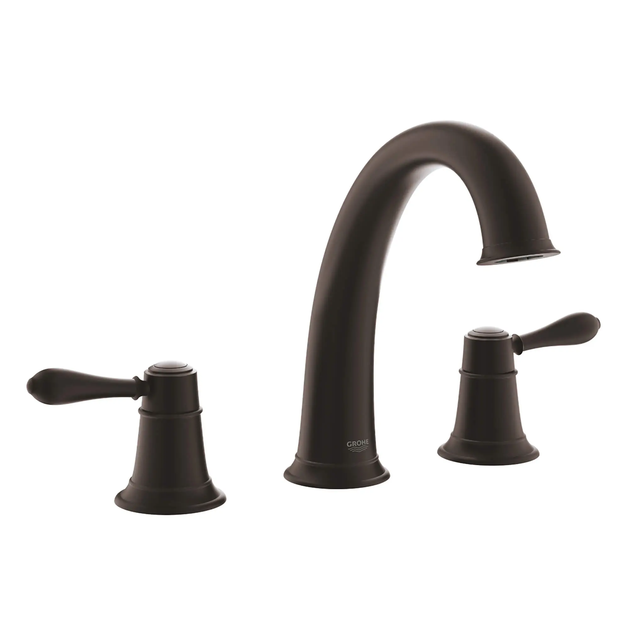 3-Hole 2-Handle Deck Mount Roman Tub Faucet - Image 2