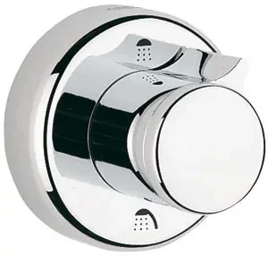 3-Port Single-Handle Diverter Valve Trim Kit with Round Handle