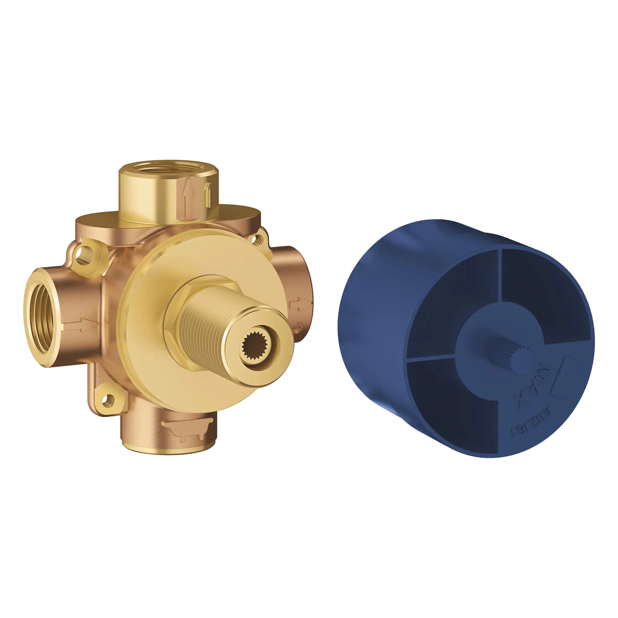 3-Way Diverter Rough-In Valve (Discrete Functions) - Image 2