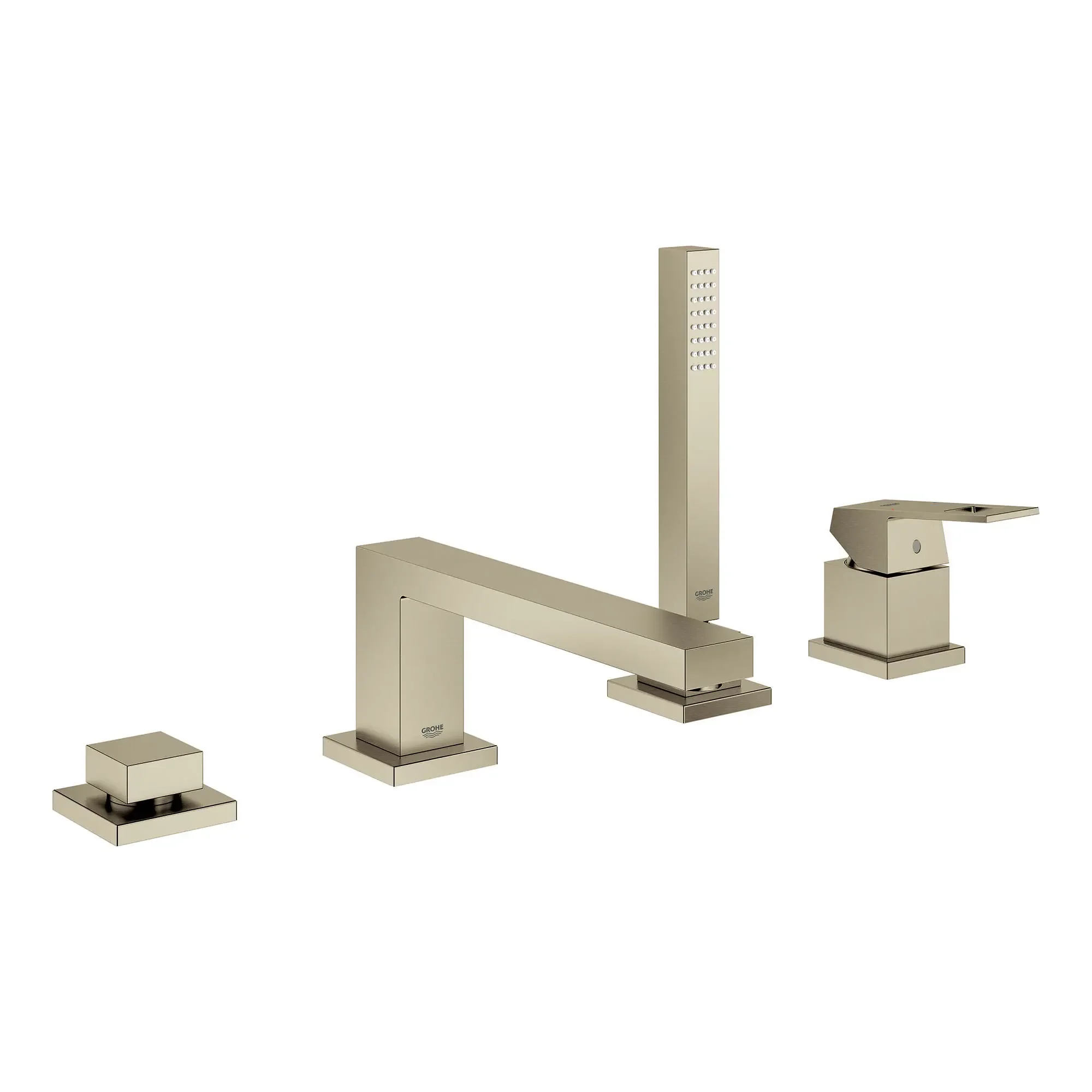 4-Hole Single-Handle Deck Mount Roman Tub Faucet with 1.75 GPM (6.6 L/min) Hand Shower - Image 21