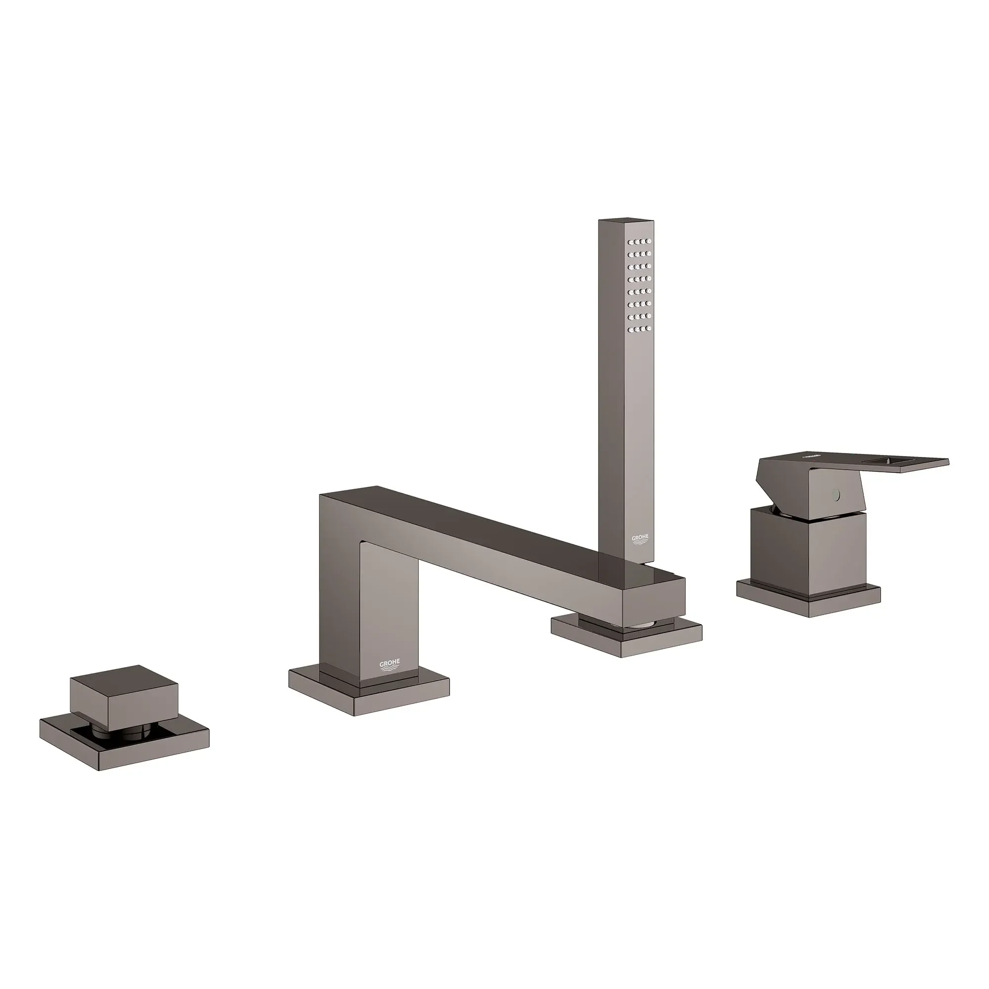 4-Hole Single-Handle Deck Mount Roman Tub Faucet with 1.75 GPM (6.6 L/min) Hand Shower - Image 22