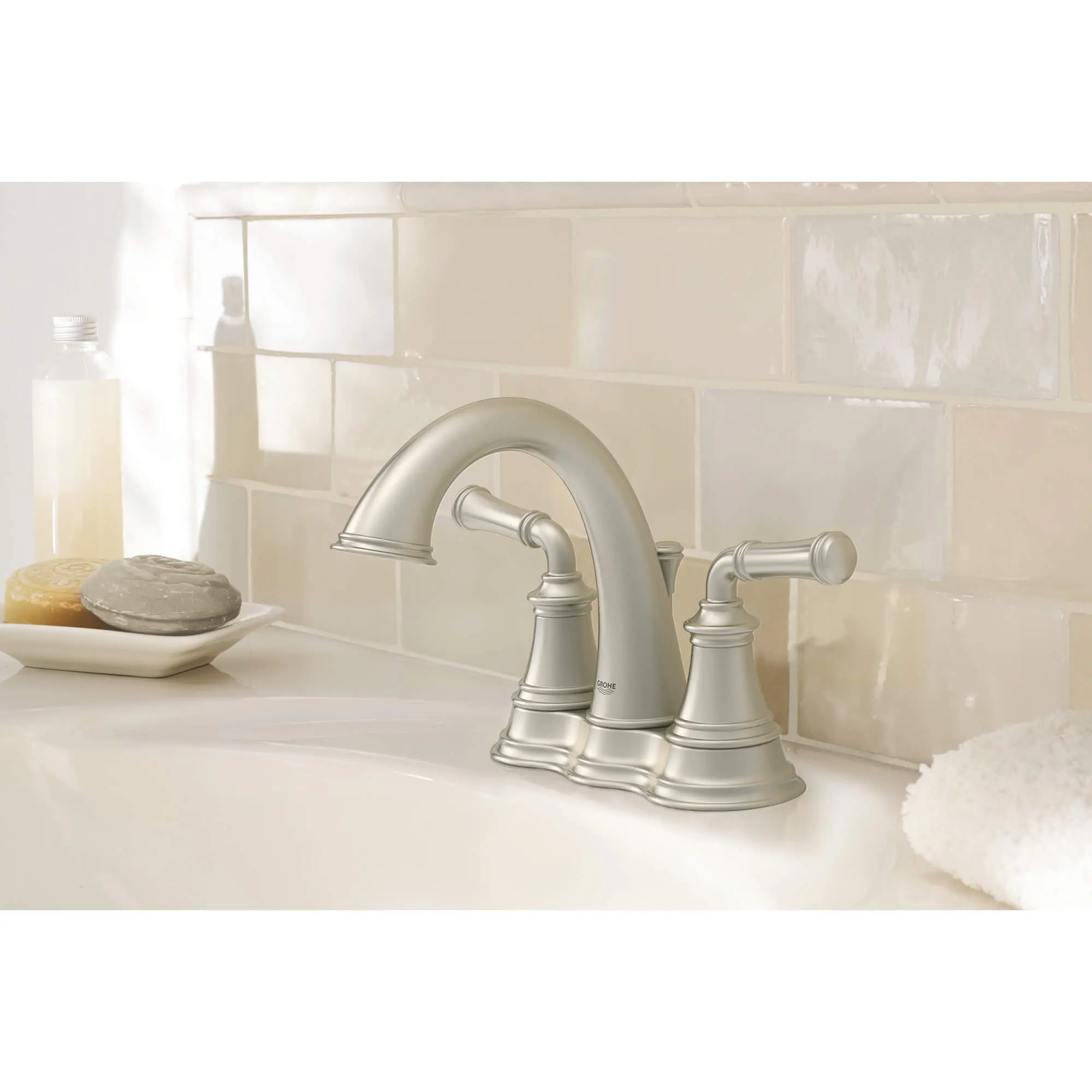 4-inch Centerset 2-Handle Bathroom Faucet 1.2 GPM - Image 4
