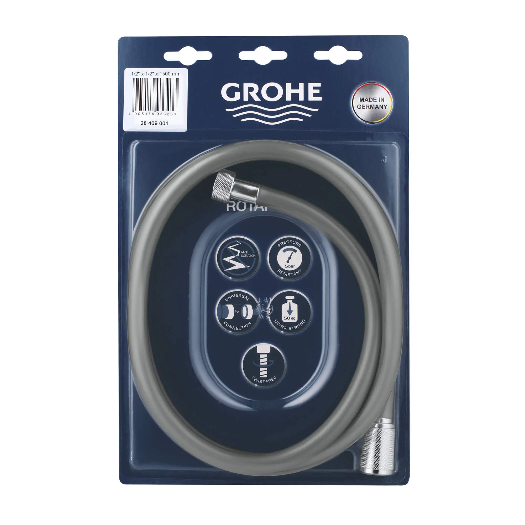 59" Twist-Free Shower Hose