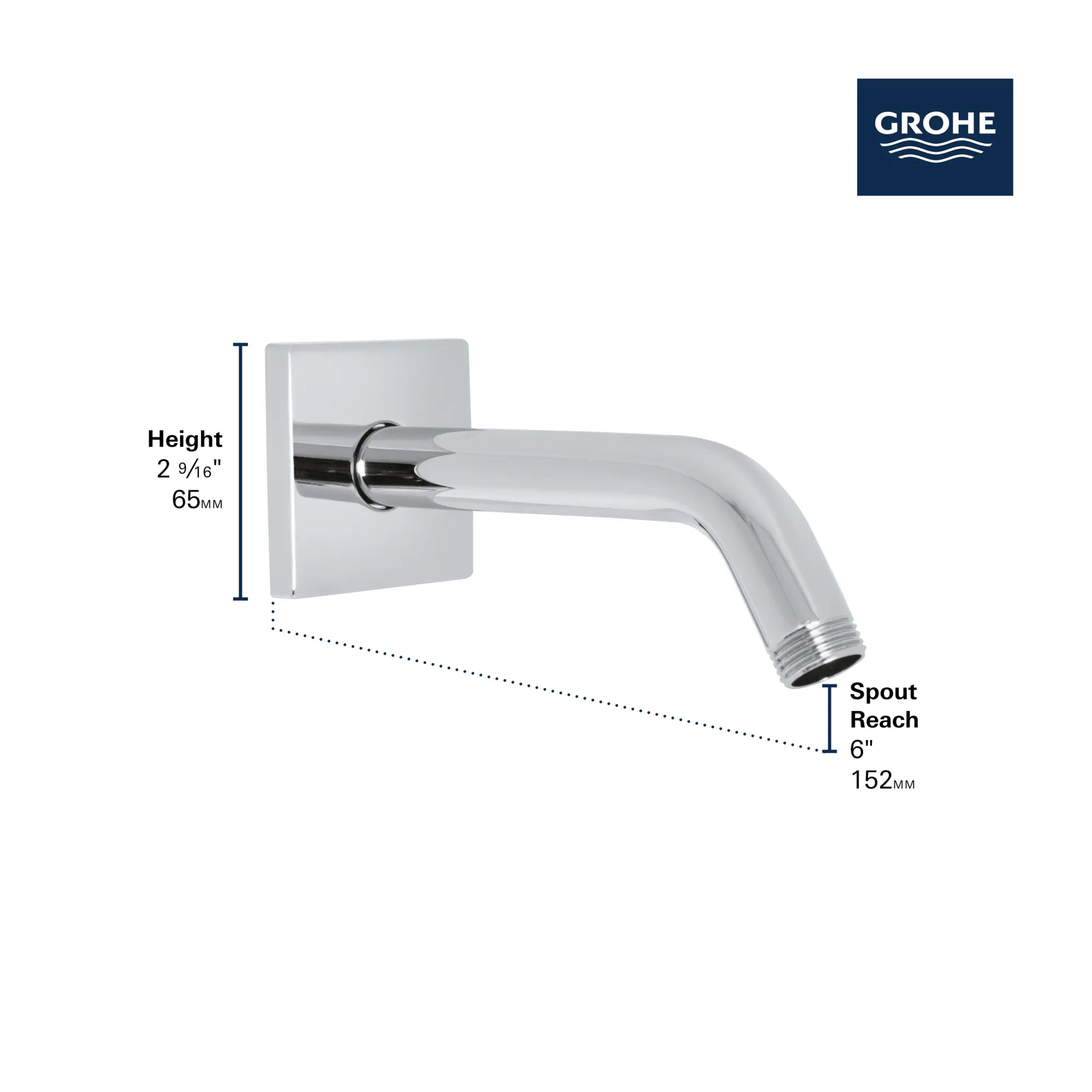 6" Shower Arm - Image 6