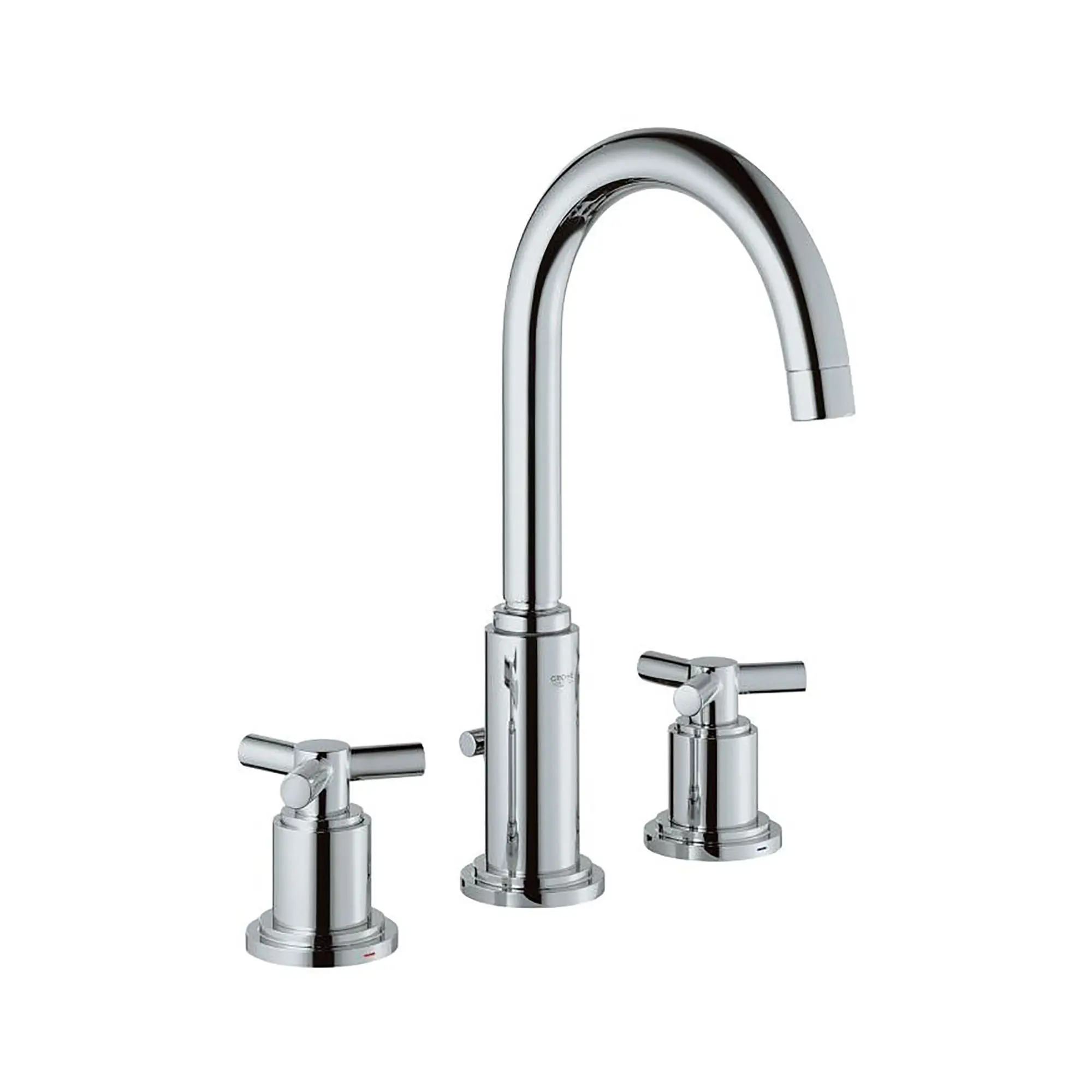 8 in. Widespread 2-Handle High Spout Bathroom Faucet - 1.5 GPM - Image 4