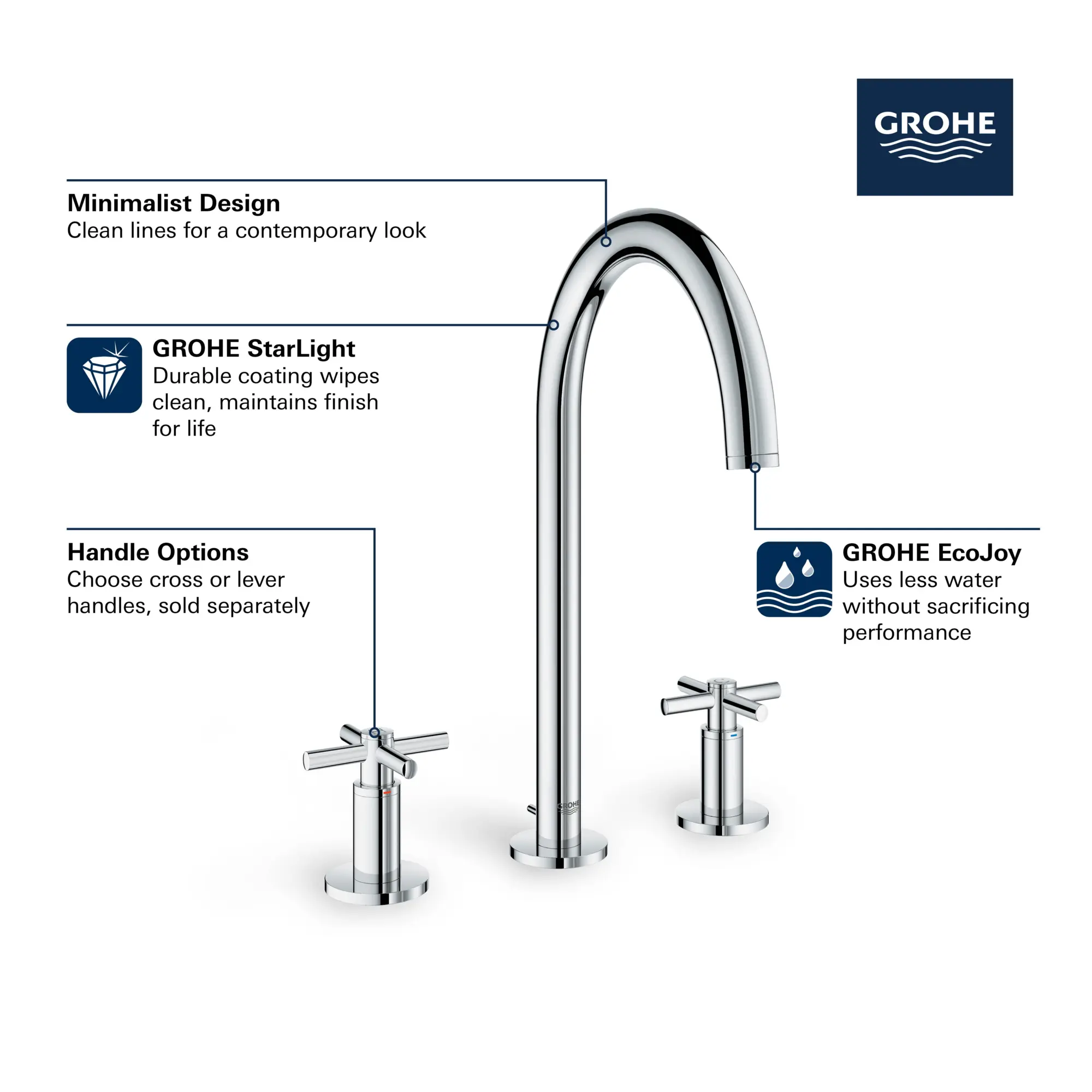 8-inch Widespread 2-Handle M-Size Bathroom Faucet 1.2 GPM - Image 11