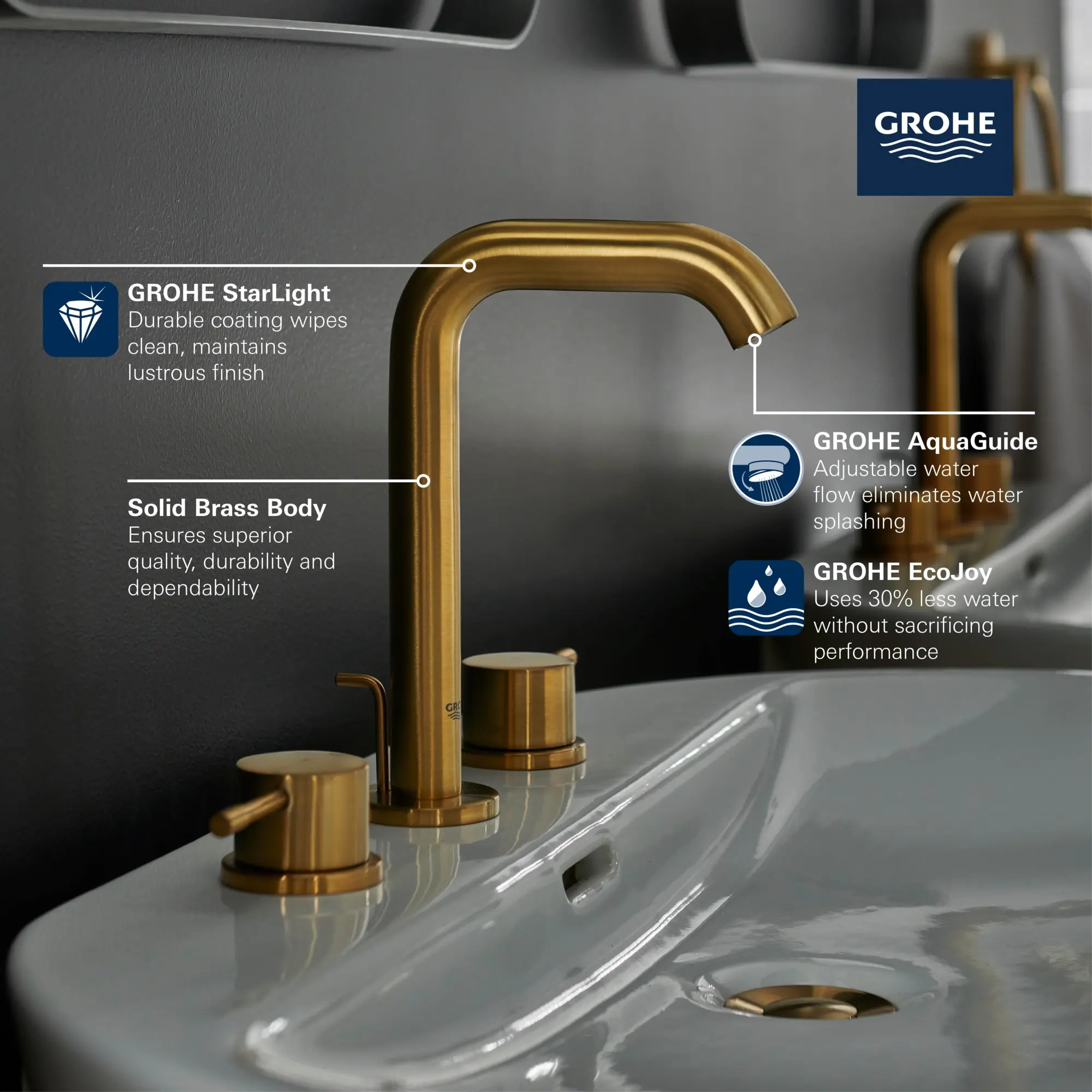 8-inch Widespread 2-Handle M-Size Bathroom Faucet, 1.2 GPM (4.5 L/min) - Image 11