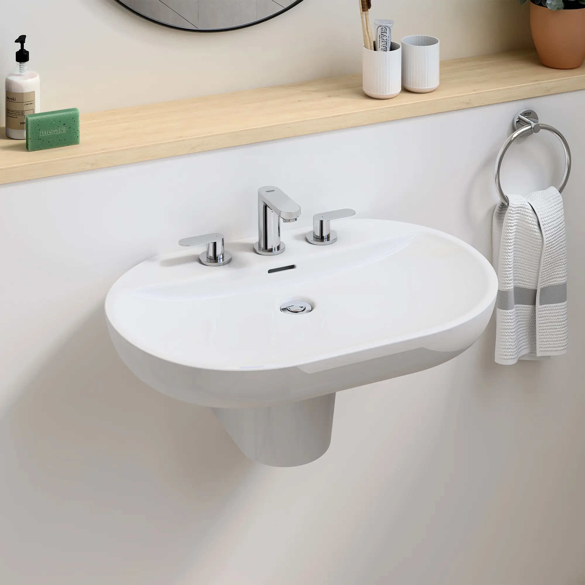 8-inch Widespread 2-Handle S-Size Bathroom Faucet, 1.2 GPM (4.5 L/min) - Image 3