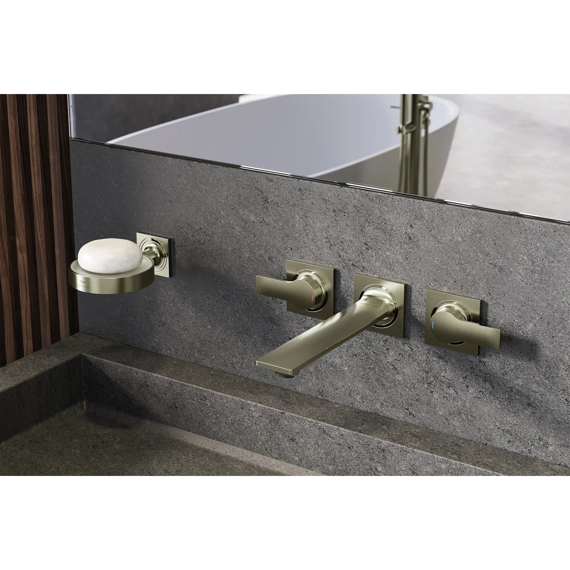 Allure 2-Handle Wall Mount Faucet, 1.2 GPM (4.5 L/min) - Image 12