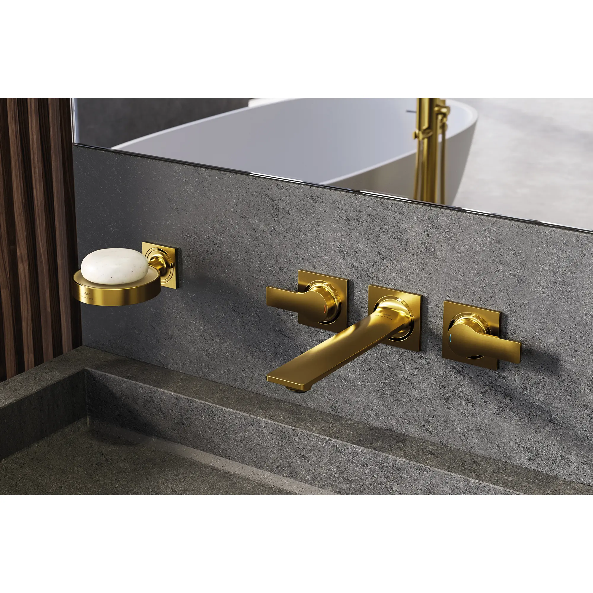 Allure 2-Handle Wall Mount Faucet, 1.2 GPM (4.5 L/min) - Image 5