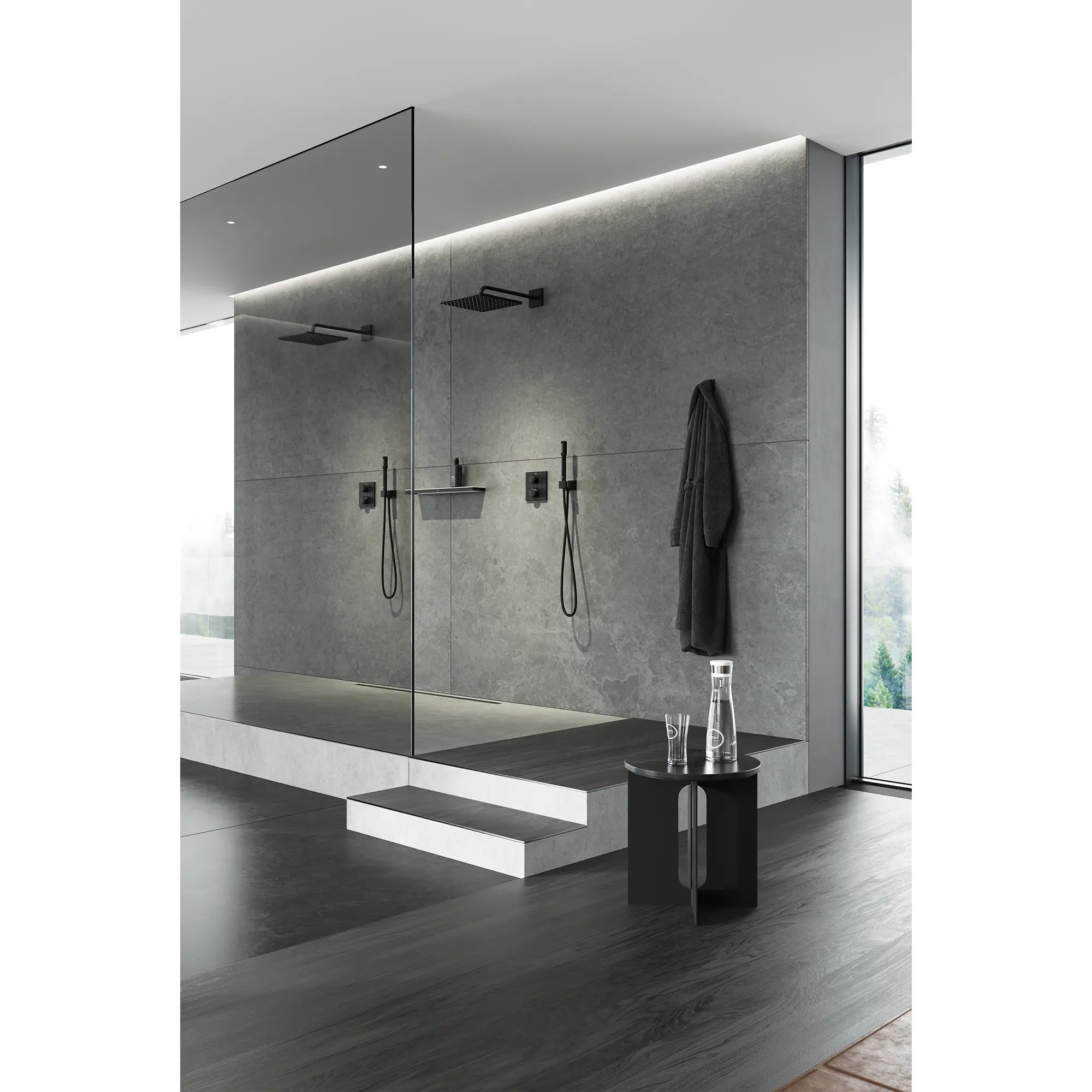 Allure Dual Function 2-Handle Thermostatic Valve Trim - Image 17
