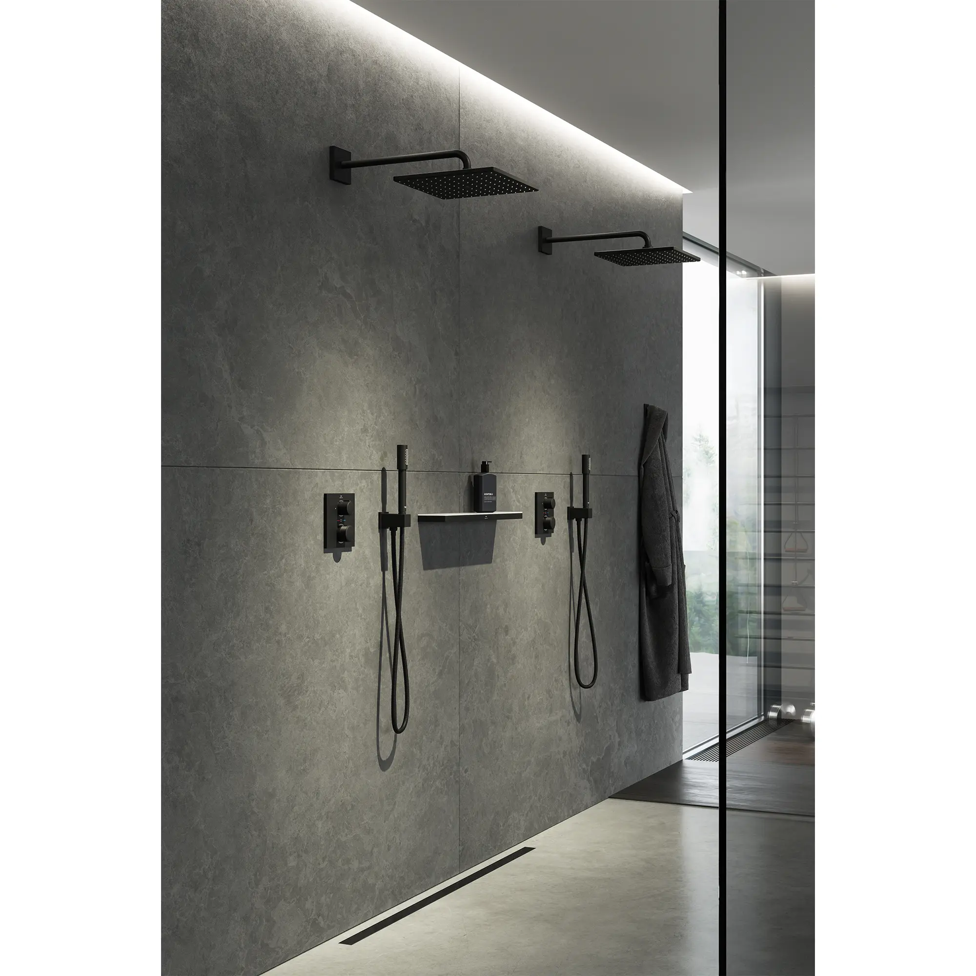 Allure Dual Function 2-Handle Thermostatic Valve Trim - Image 18
