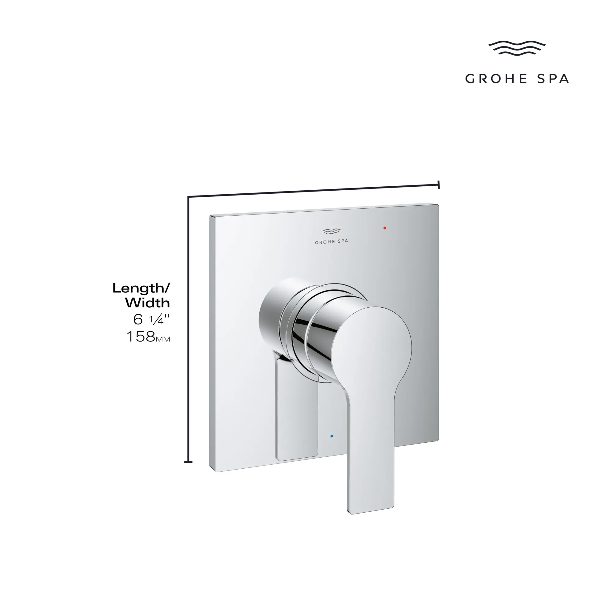Allure Pressure Balance Valve Trim with Cartridge - Image 6