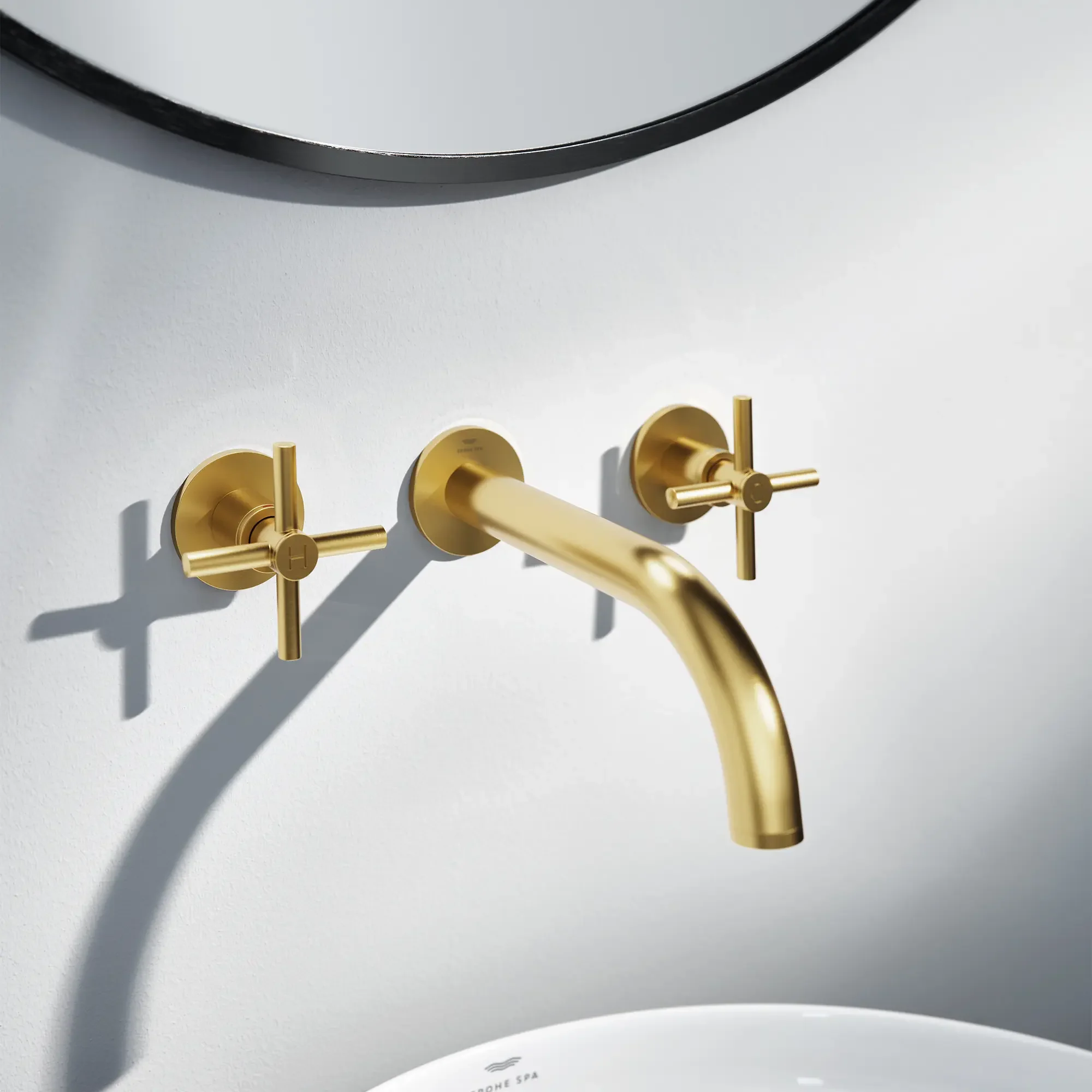 Atrio 2-Handle Wall Mount Faucet without Handles, 1.2 GPM (4.5L.min) - Image 7