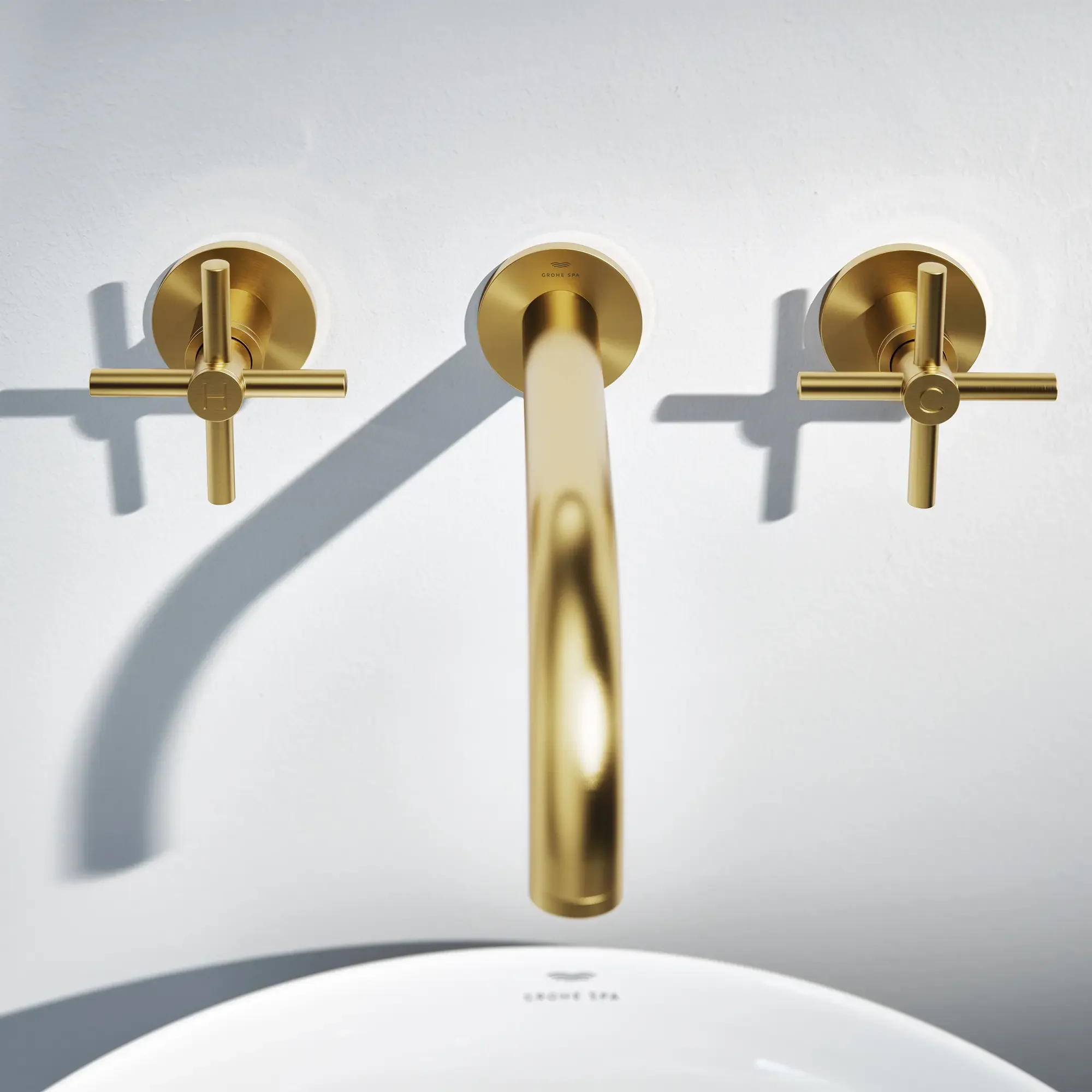 Atrio 2-Handle Wall Mount Faucet without Handles, 1.2 GPM (4.5L.min) - Image 9