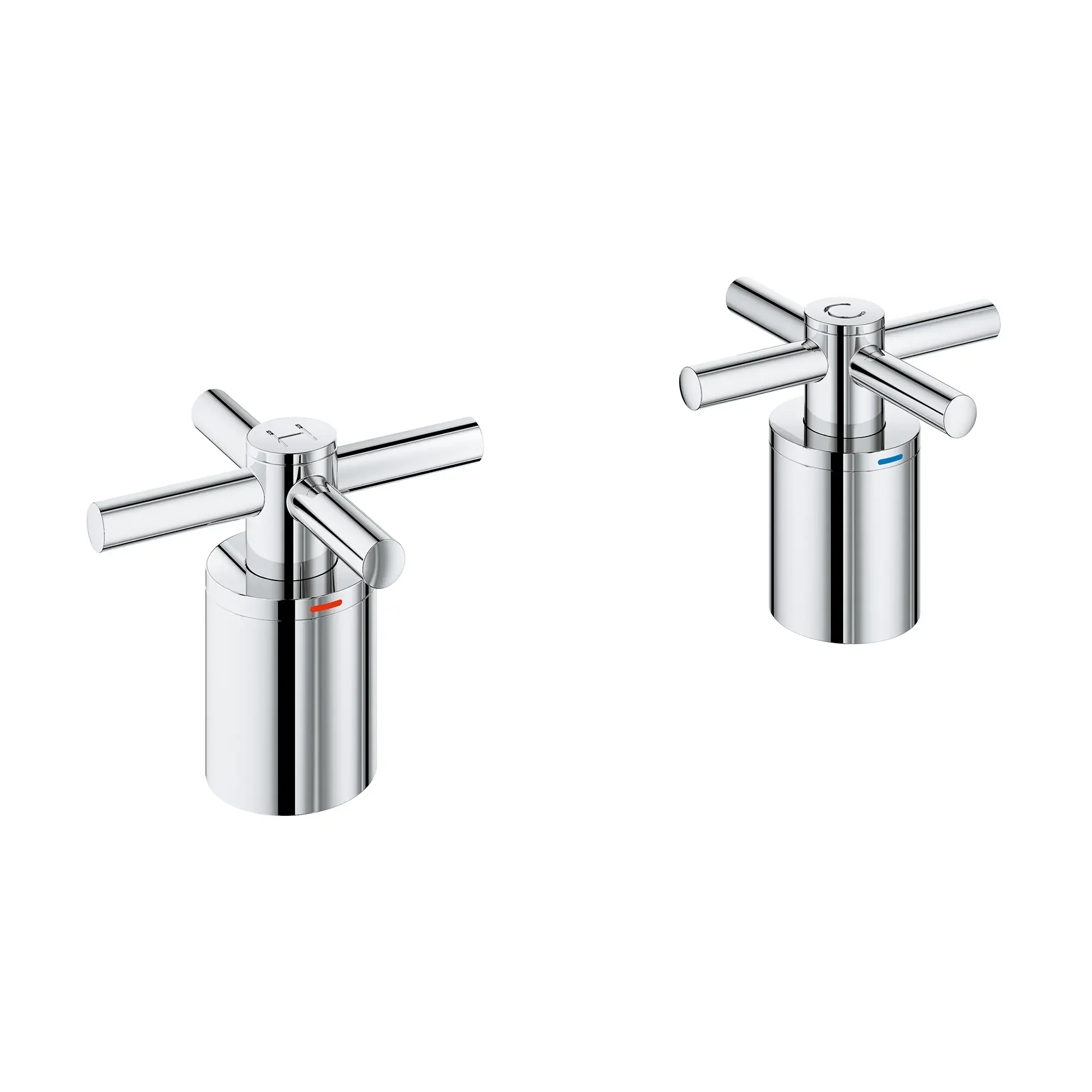 Atrio Cross Handles for Roman Tub Faucet (Pair) - Image 3