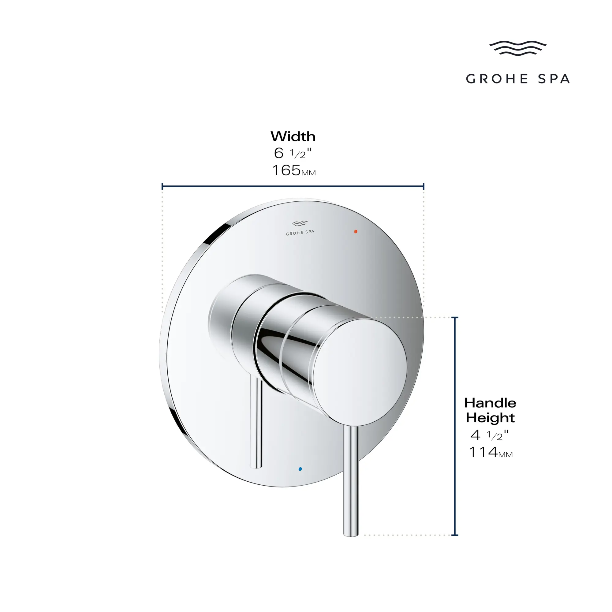 Atrio Pressure Balance Valve Trim with Cartridge - Image 5
