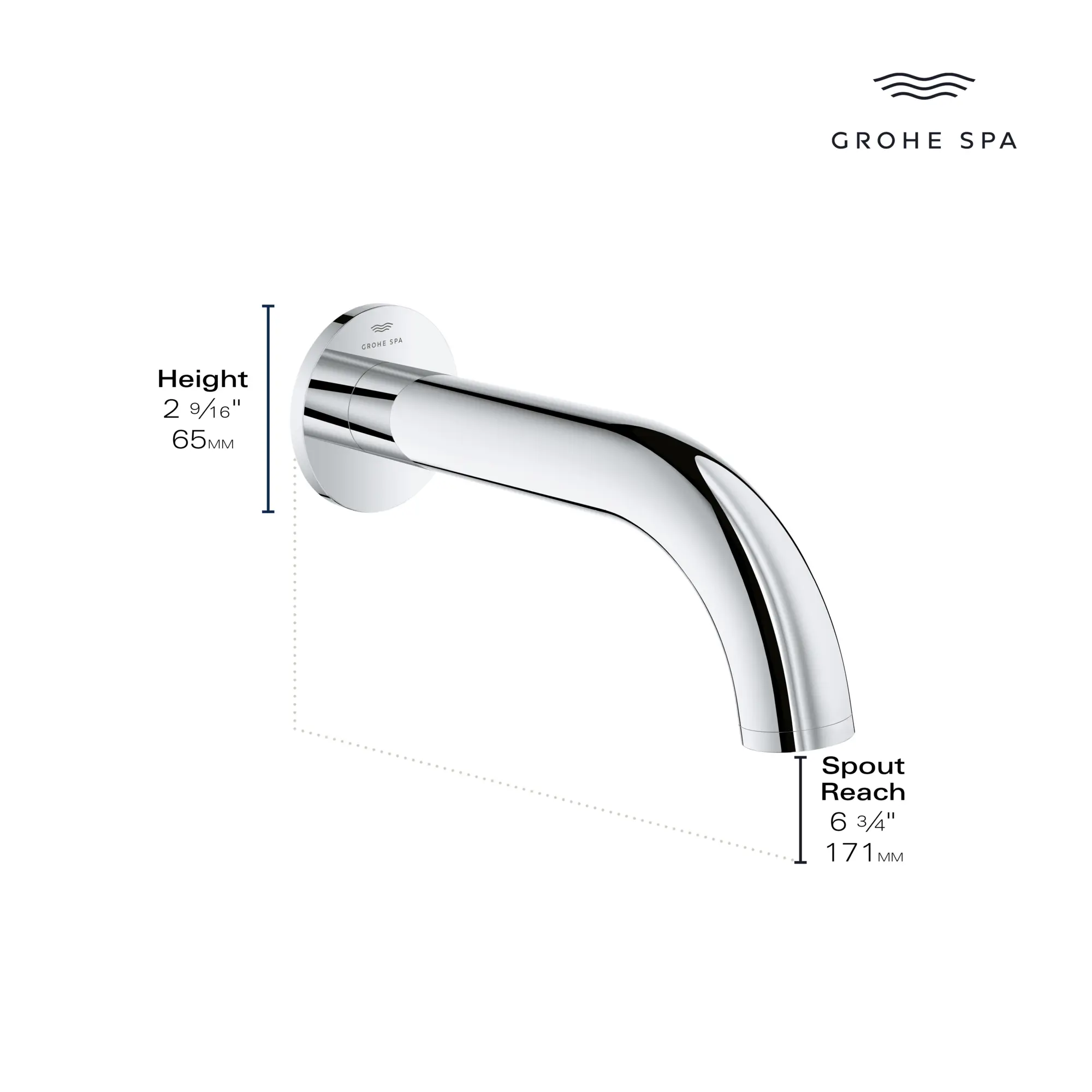 Atrio Tub Spout - Image 4
