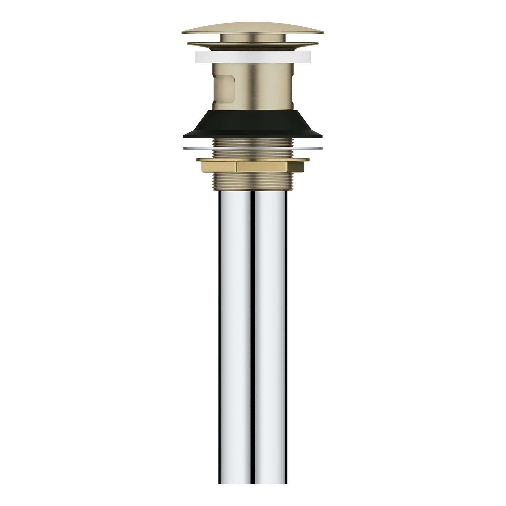 Bathroom Sink Push Drain with Overflow - Image 10