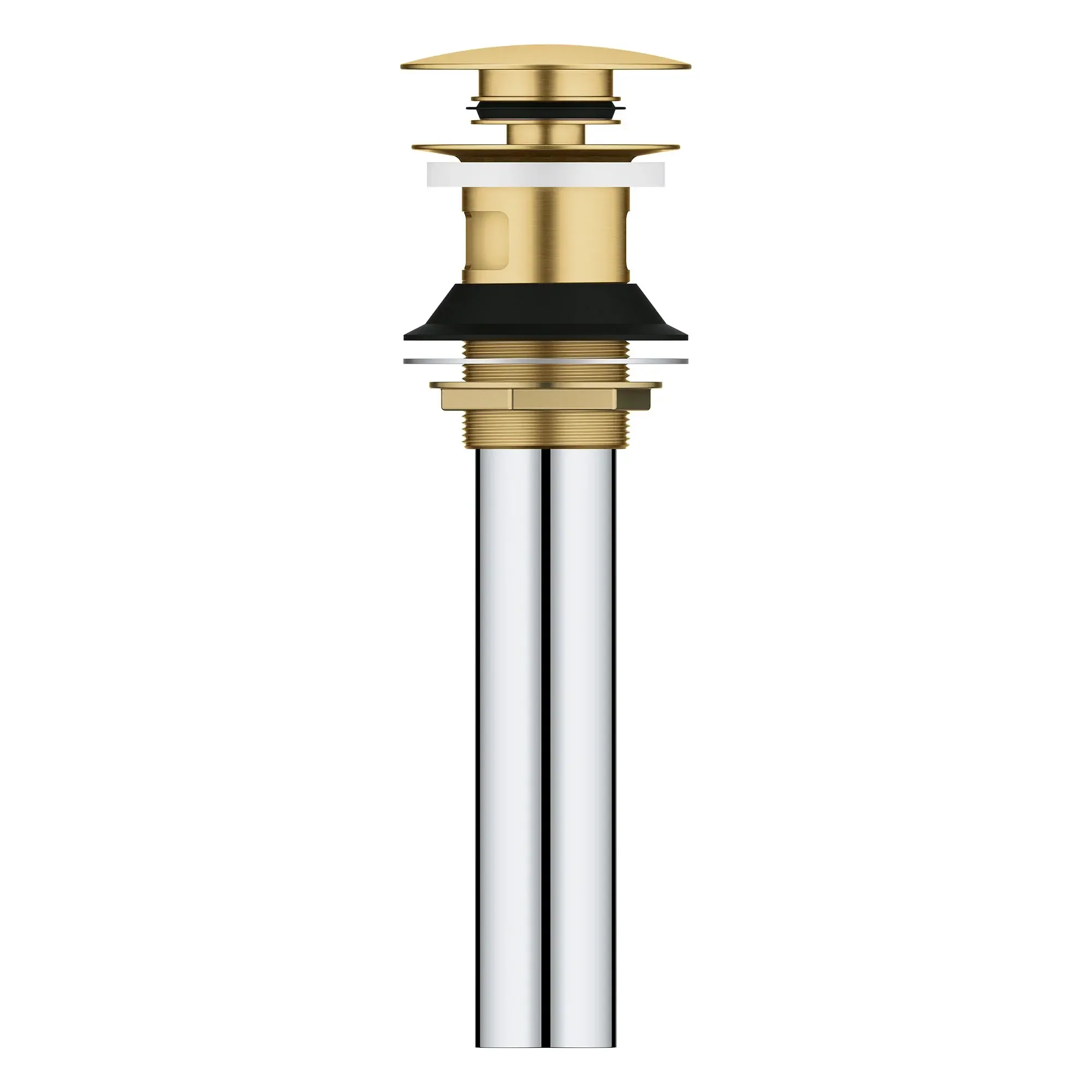 Bathroom Sink Push Drain with Overflow - Image 5