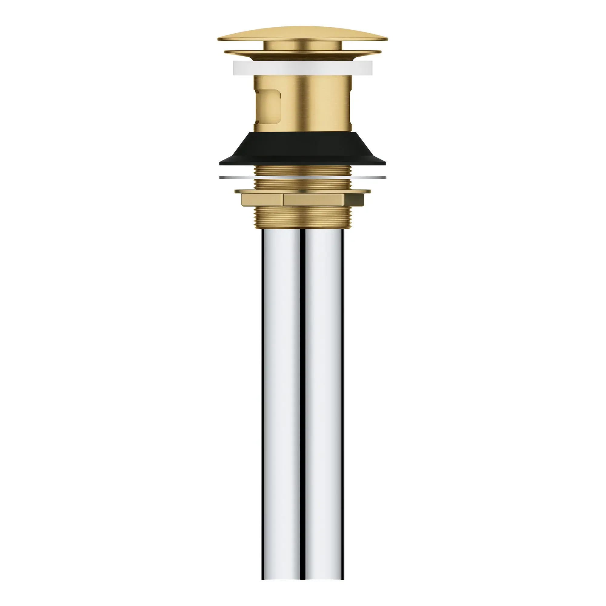 Bathroom Sink Push Drain with Overflow - Image 6