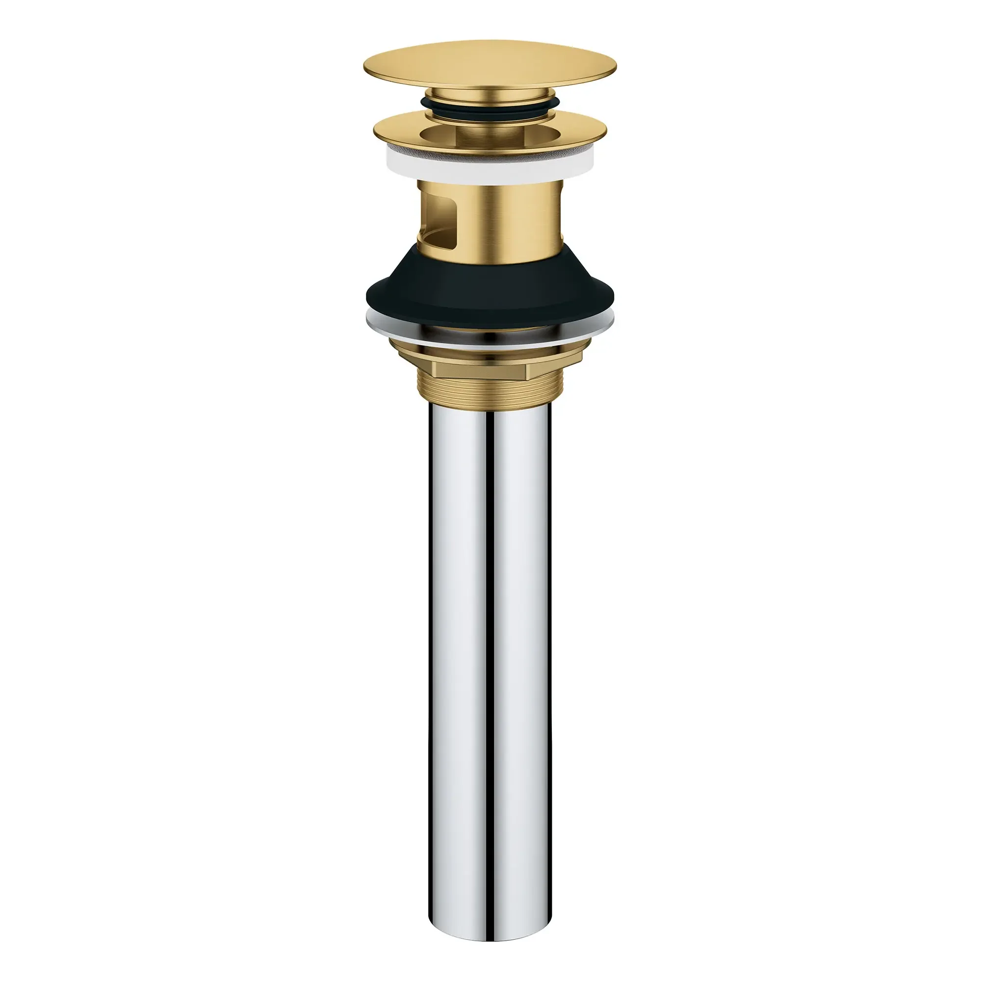 Bathroom Sink Push Drain with Overflow - Image 7