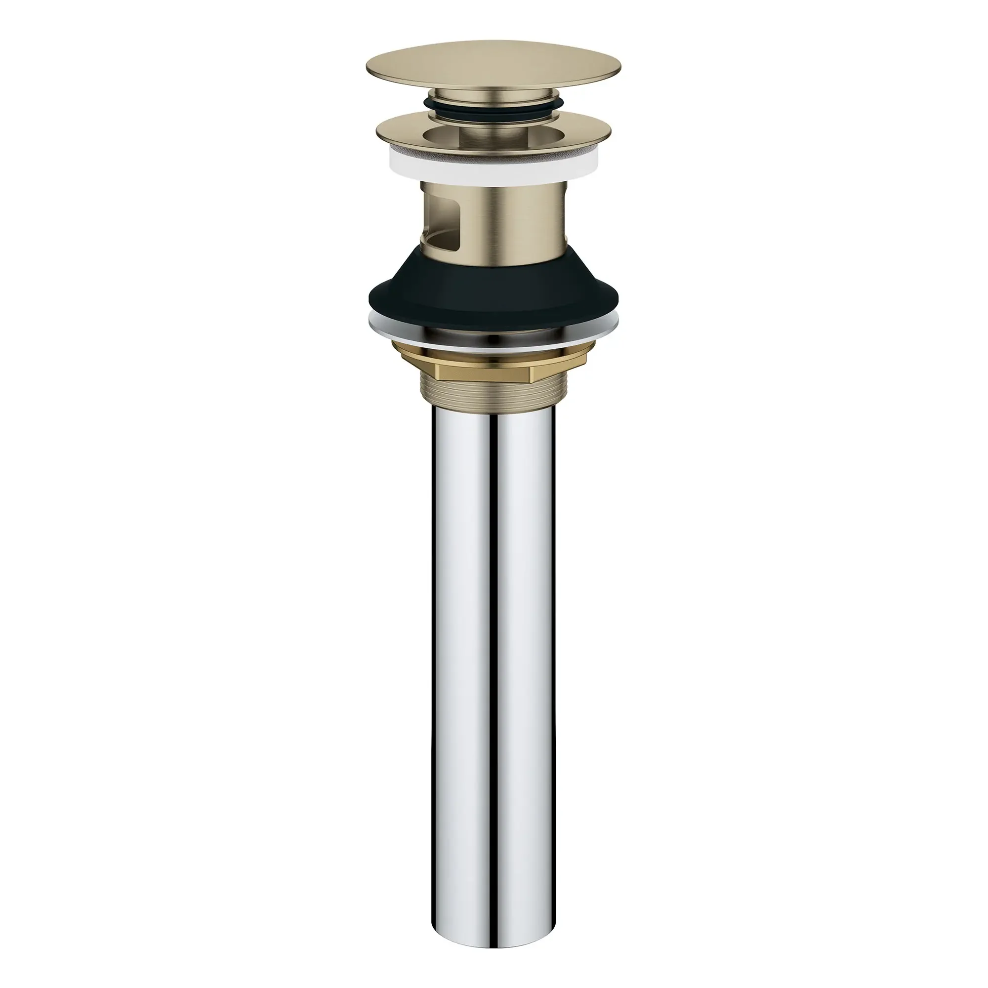 Bathroom Sink Push Drain with Overflow - Image 8